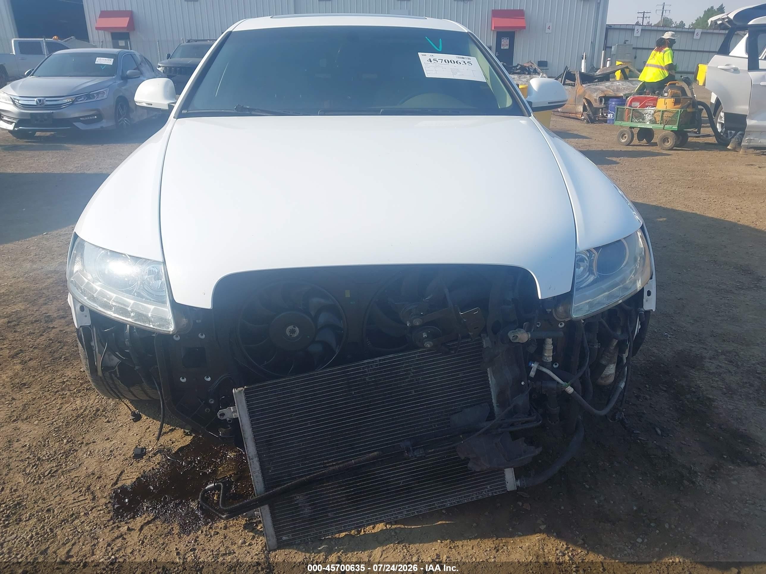 2011 Audi A6 3.0 Premium White vin: WAUKGAFB8BN051364
