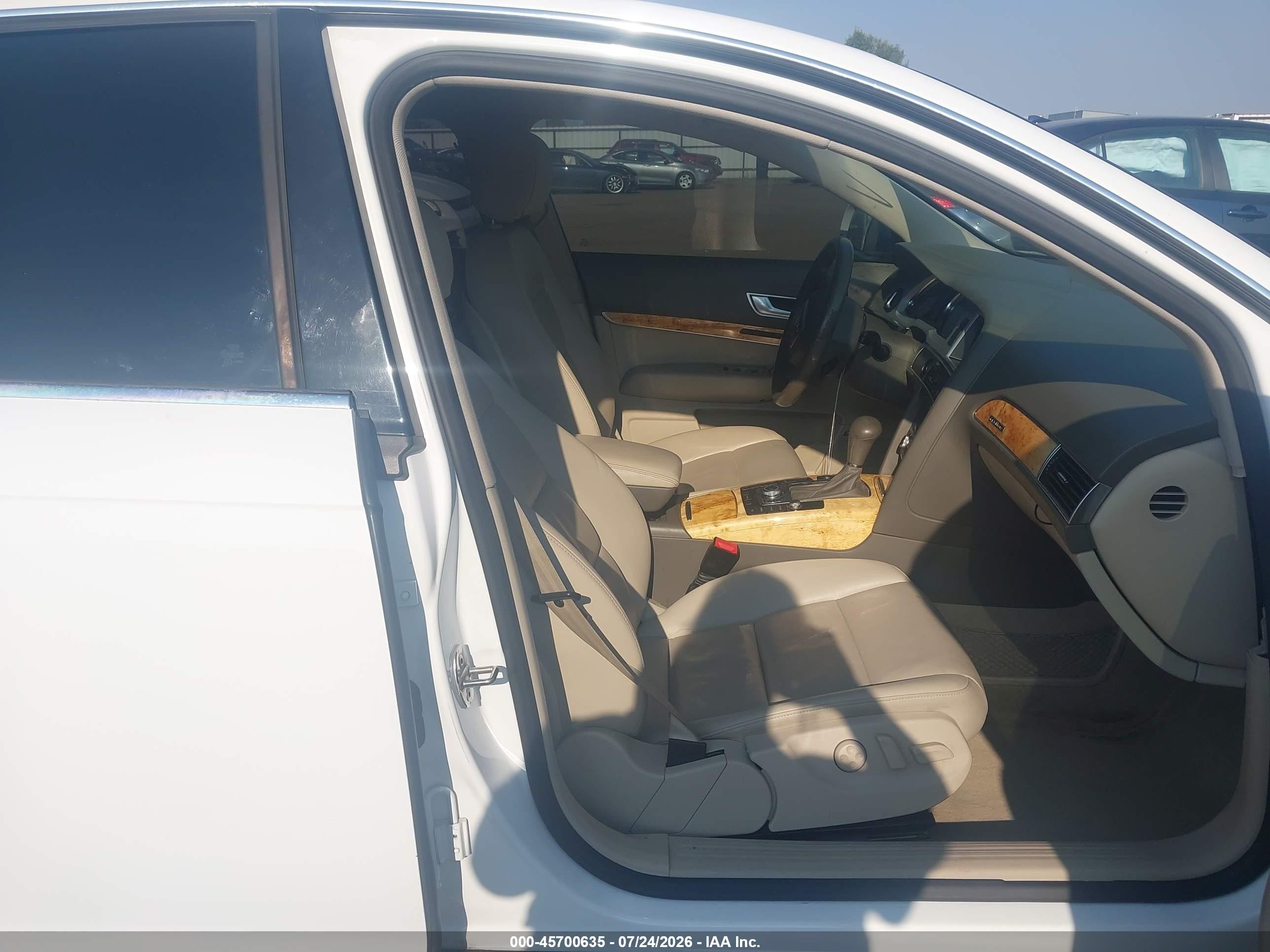 2011 Audi A6 3.0 Premium White vin: WAUKGAFB8BN051364