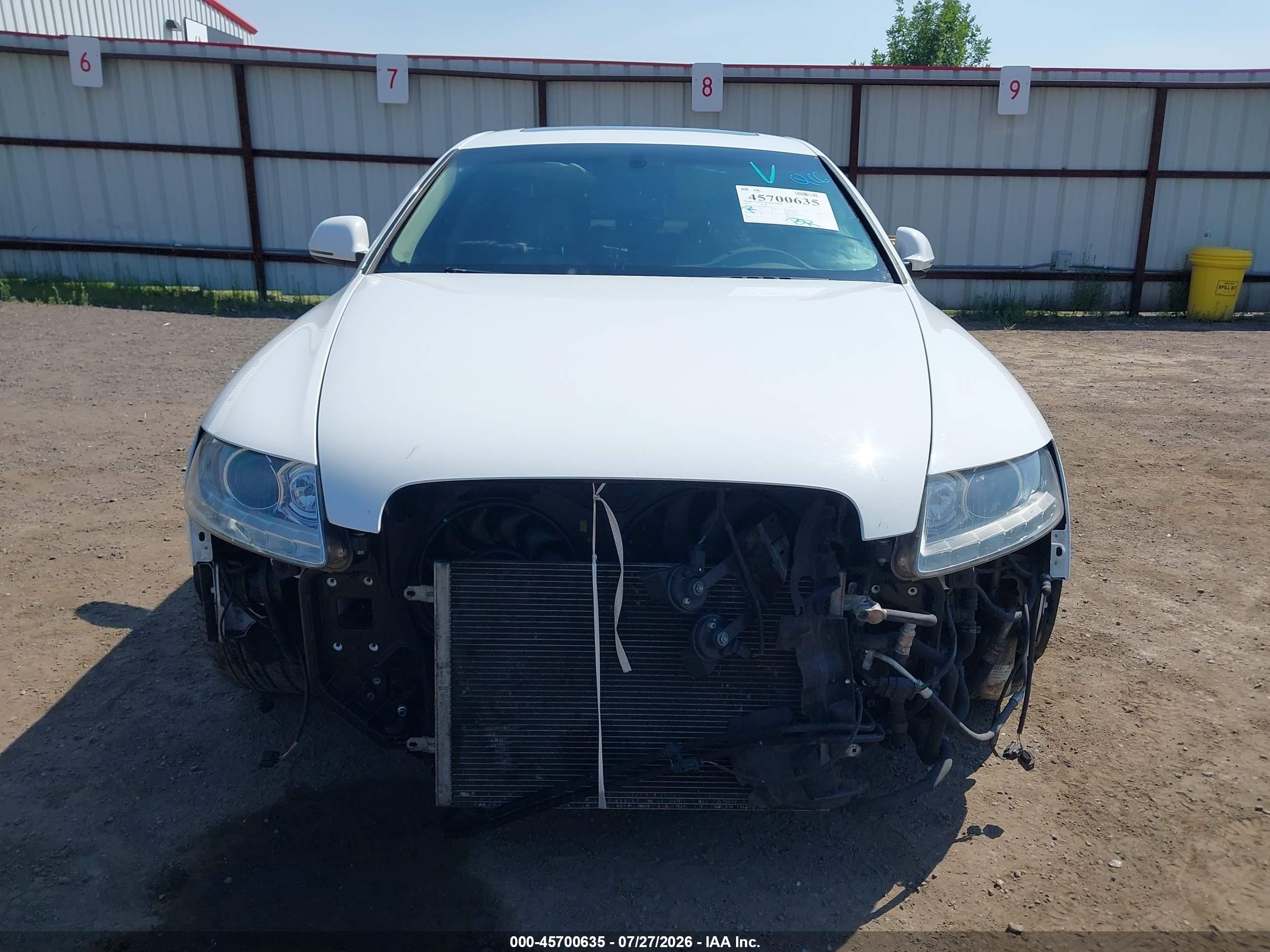 2011 Audi A6 3.0 Premium White vin: WAUKGAFB8BN051364