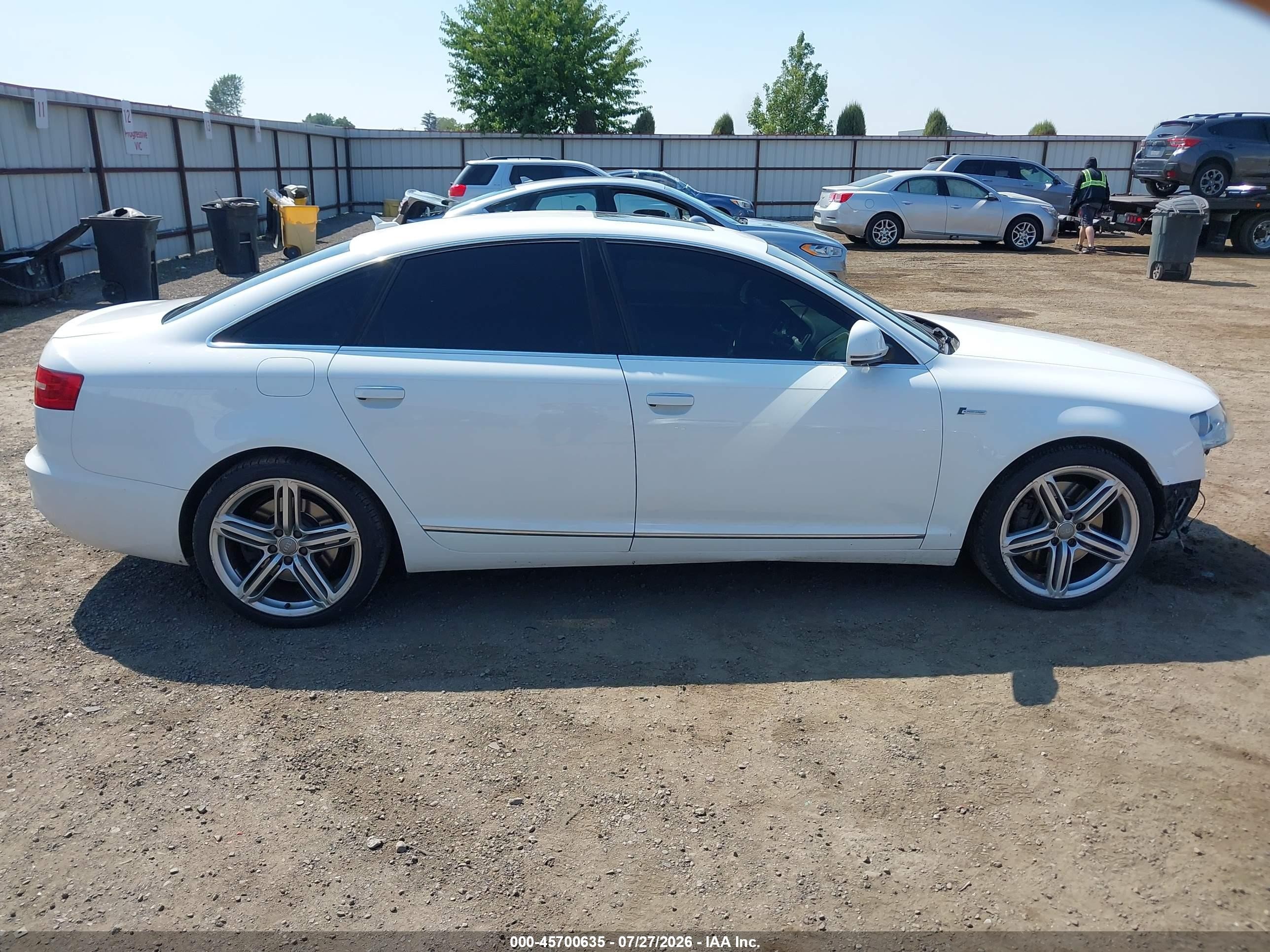 2011 Audi A6 3.0 Premium White vin: WAUKGAFB8BN051364