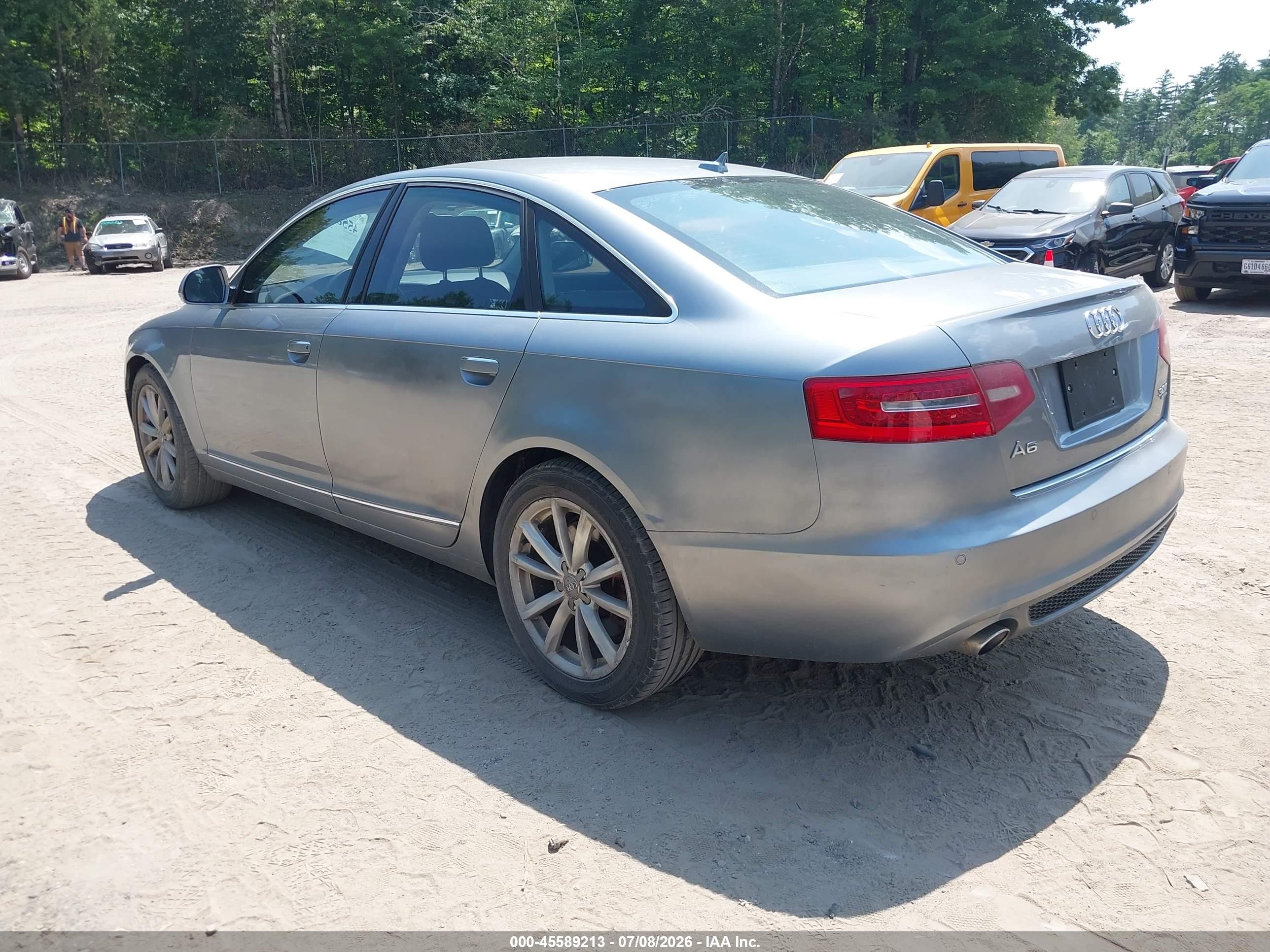2011 Audi A6 3.0 Premium Light Blue vin: WAUKGAFB9BN010919