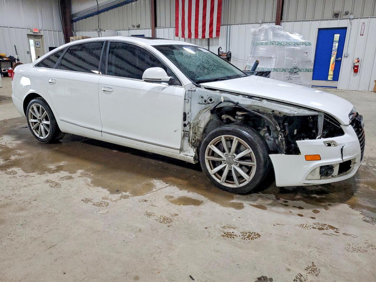 2011 Audi A6 Prestige White vin: WAUKGAFB9BN011455