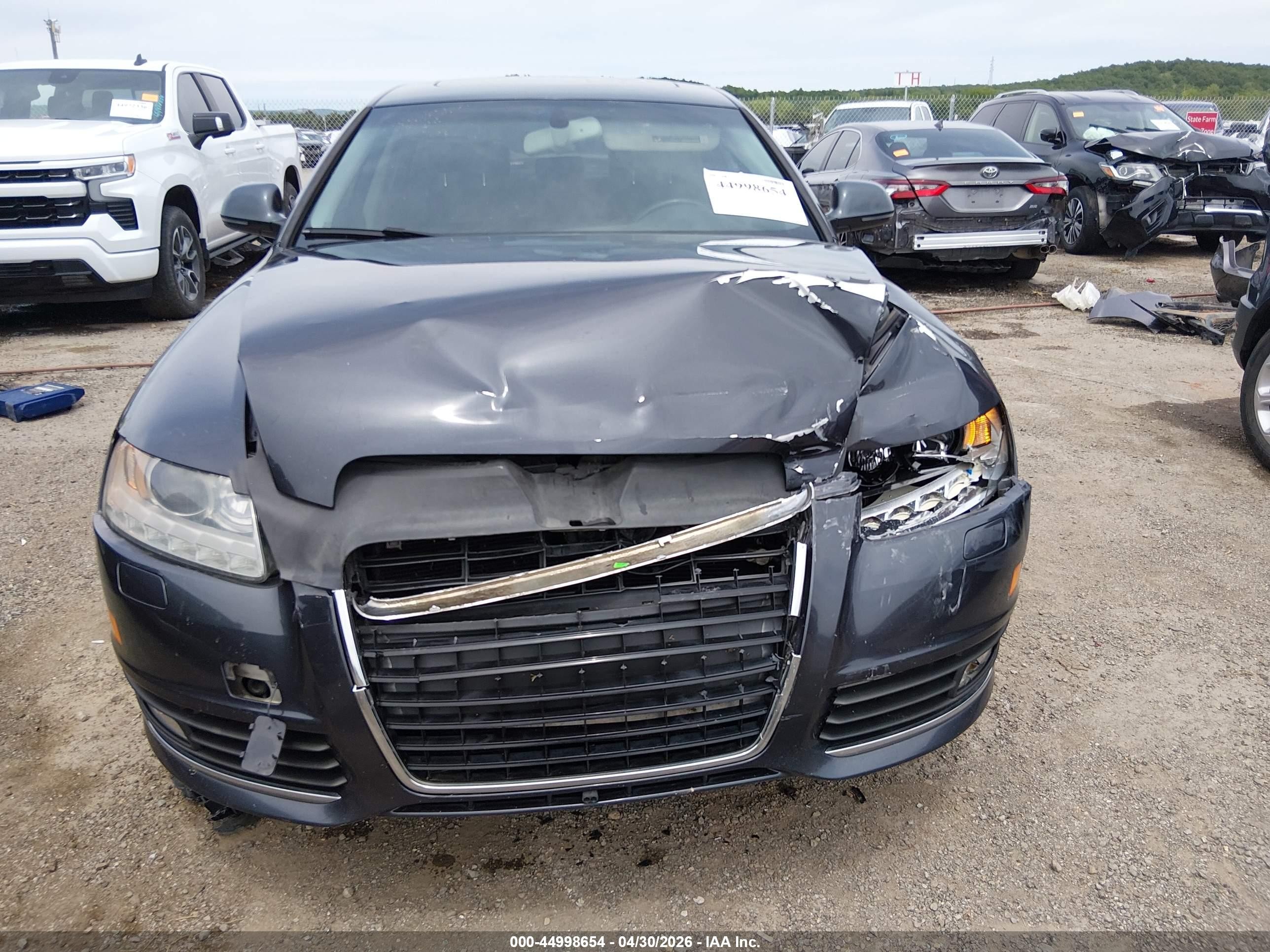 2010 Audi A6 3.0 Premium Gray vin: WAUKGAFBXAN082775