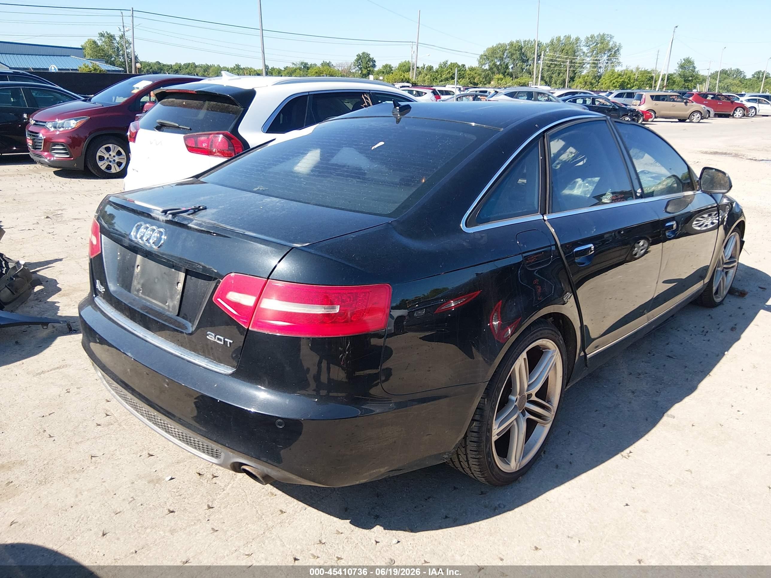 2011 Audi A6 3.0 Premium Black vin: WAUKGAFBXBN019855