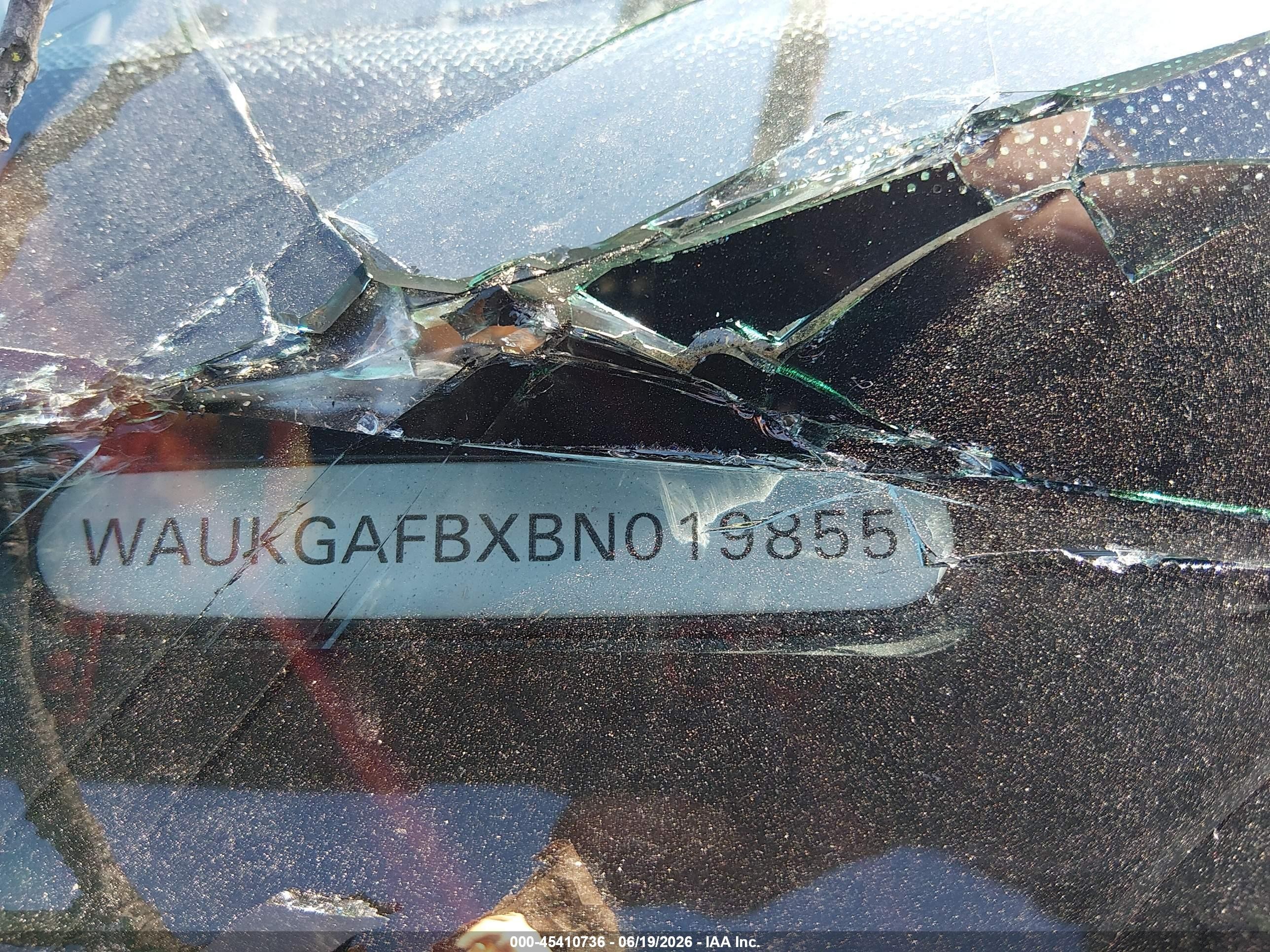 2011 Audi A6 3.0 Premium Black vin: WAUKGAFBXBN019855