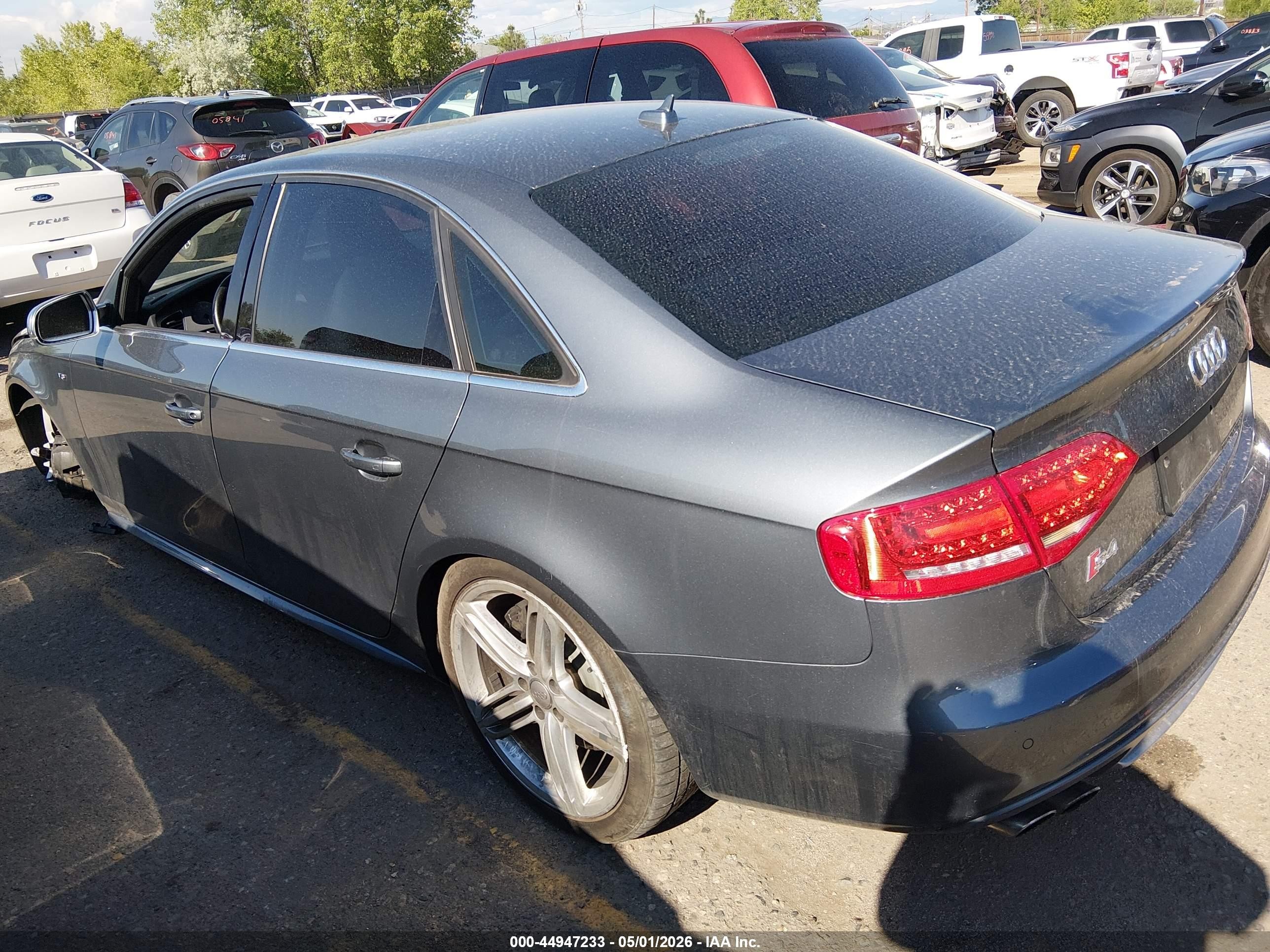 2012 Audi S4 3.0 Premium Plus Silver vin: WAUKGAFL0CA026198