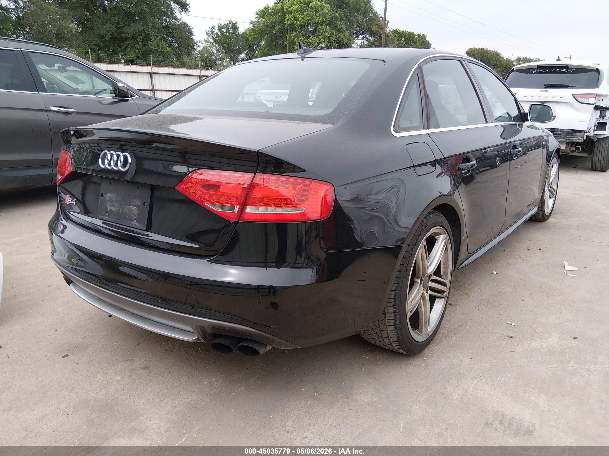 2010 Audi S4 3.0 Premium Plus Black vin: WAUKGAFL1AA104114