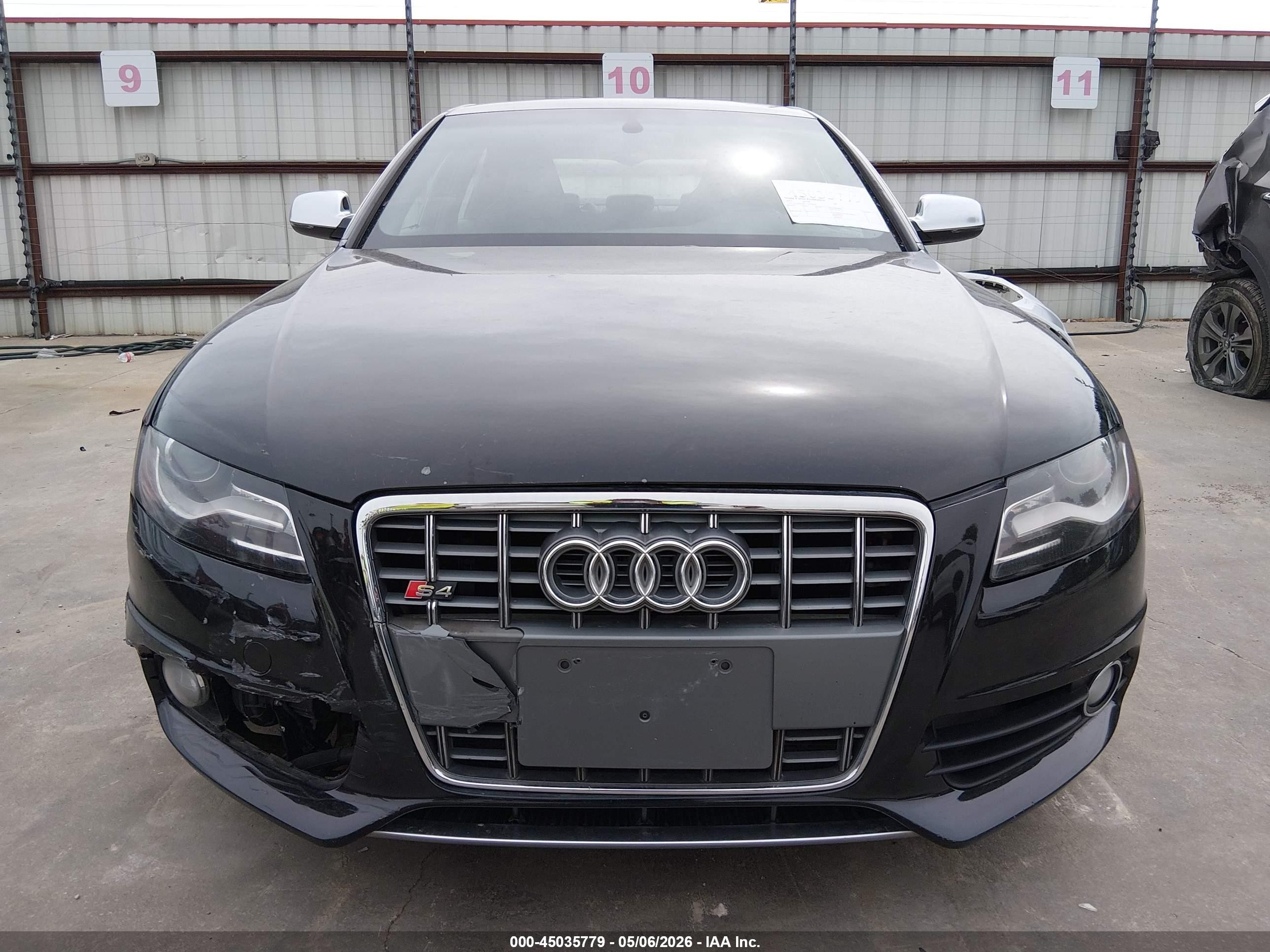 2010 Audi S4 3.0 Premium Plus Black vin: WAUKGAFL1AA104114