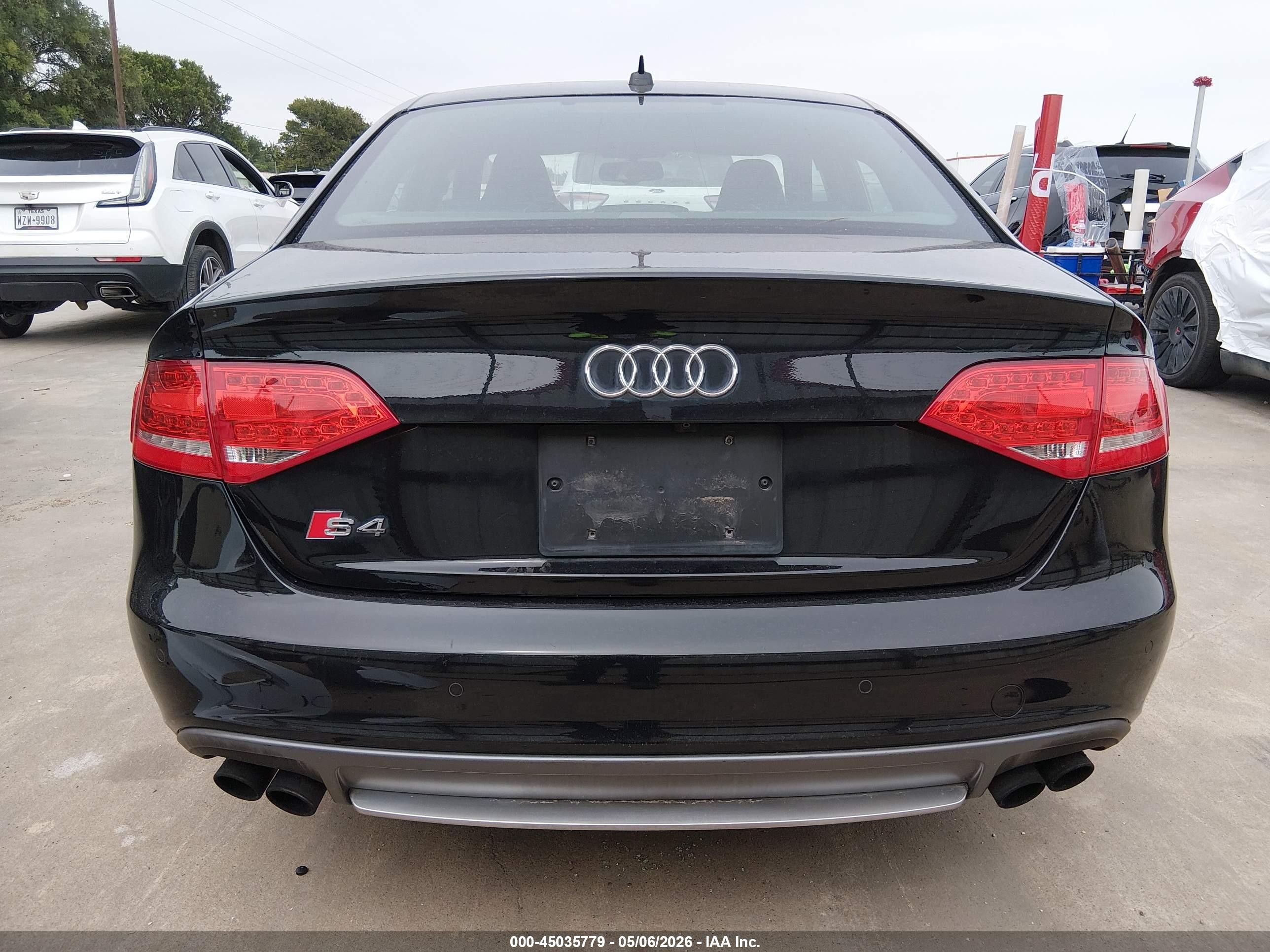 2010 Audi S4 3.0 Premium Plus Black vin: WAUKGAFL1AA104114
