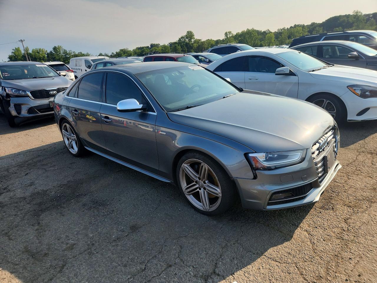 2013 Audi S4 Prestige Gray vin: WAUKGAFL1DA070079