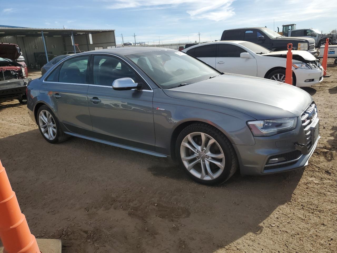2013 Audi S4 Gray vin: WAUKGAFL2DA164701