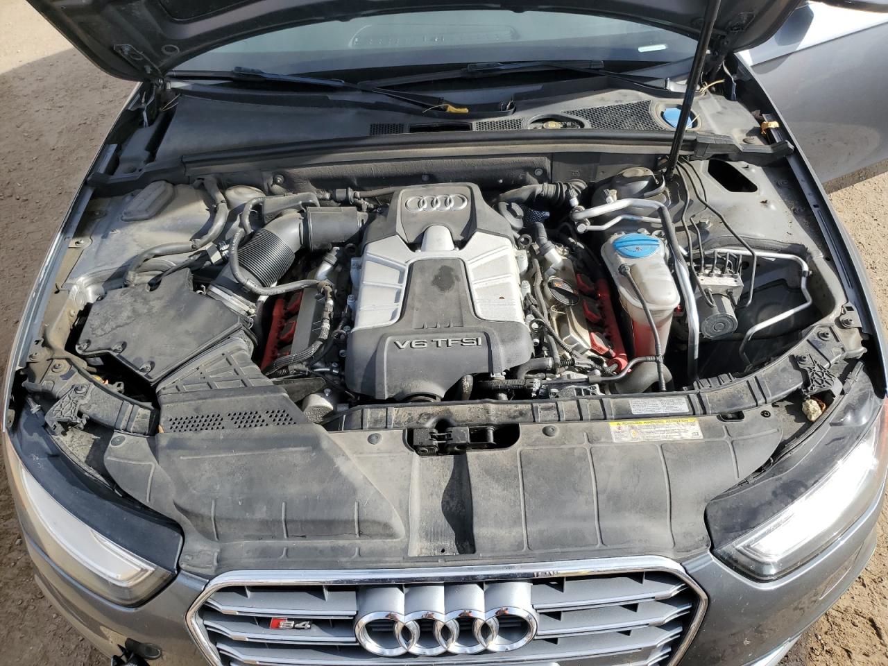 2013 Audi S4 Gray vin: WAUKGAFL2DA164701