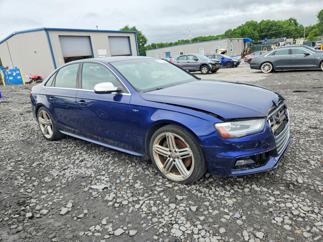 2013 Audi S4 Prestige Blue vin: WAUKGAFL3DA159670