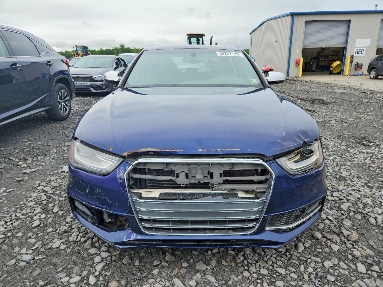 2013 Audi S4 Prestige Blue vin: WAUKGAFL3DA159670