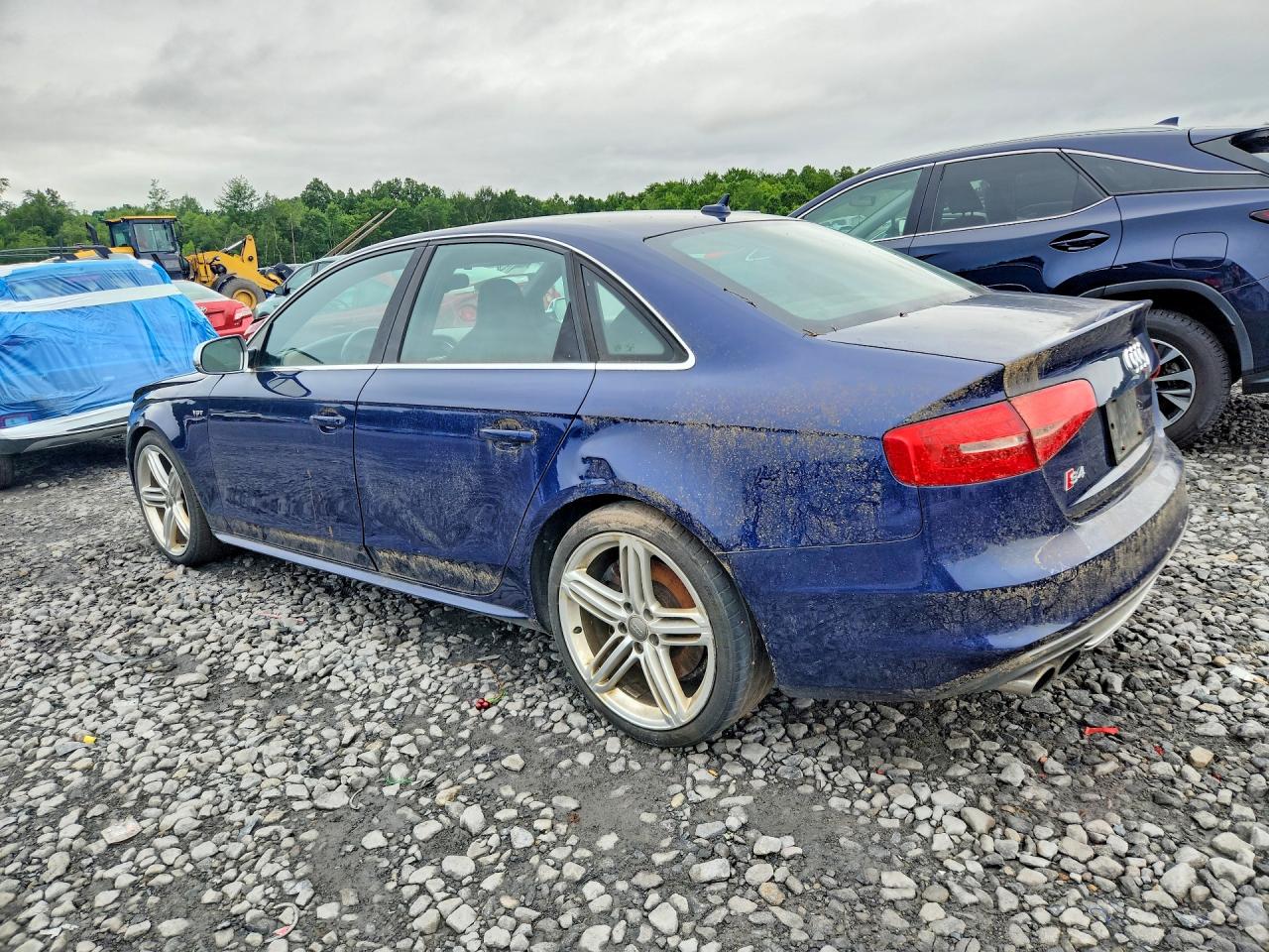 2013 Audi S4 Prestige Blue vin: WAUKGAFL3DA159670