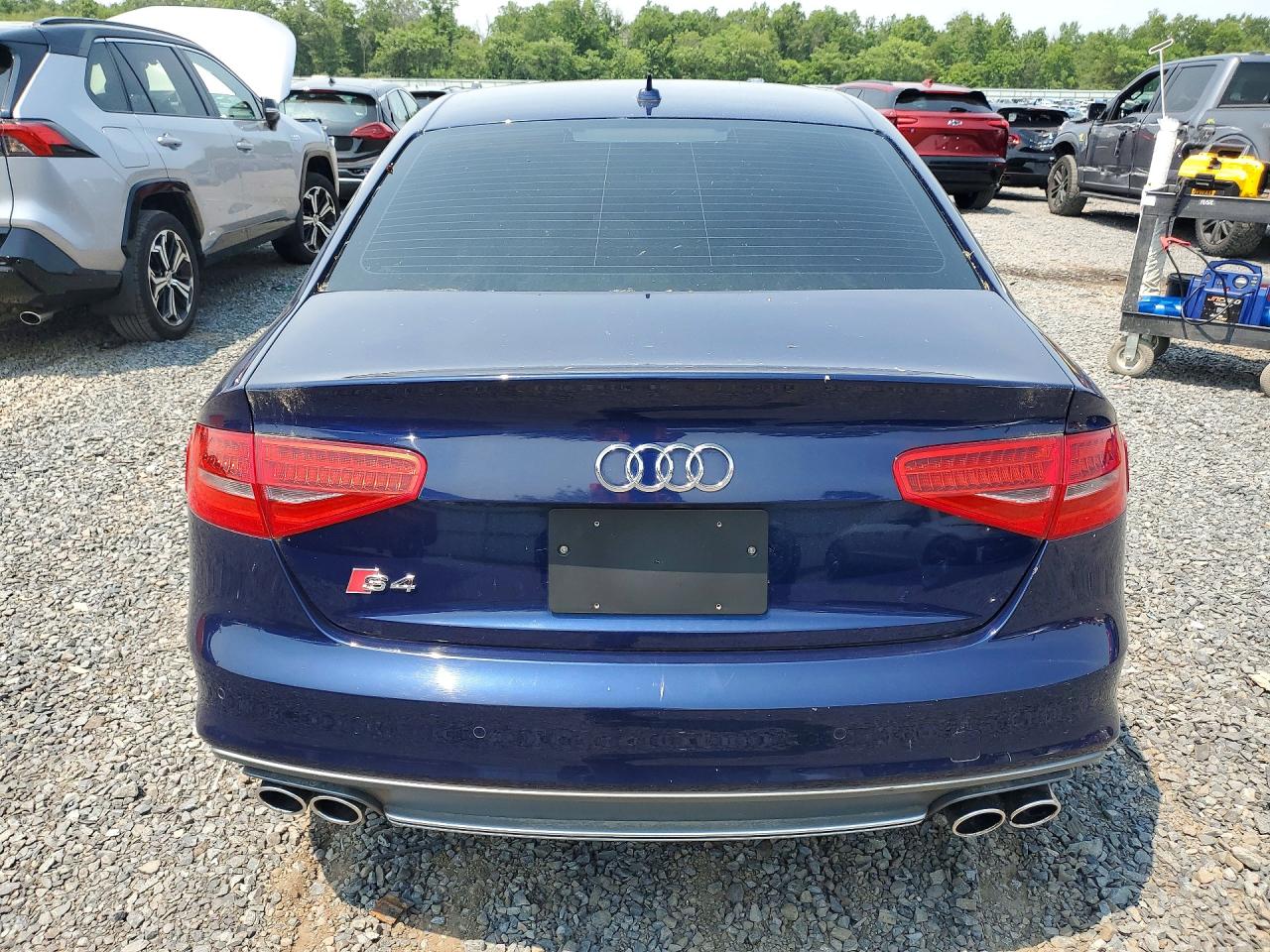 2014 Audi S4 Prestige Blue vin: WAUKGAFL4EA061331