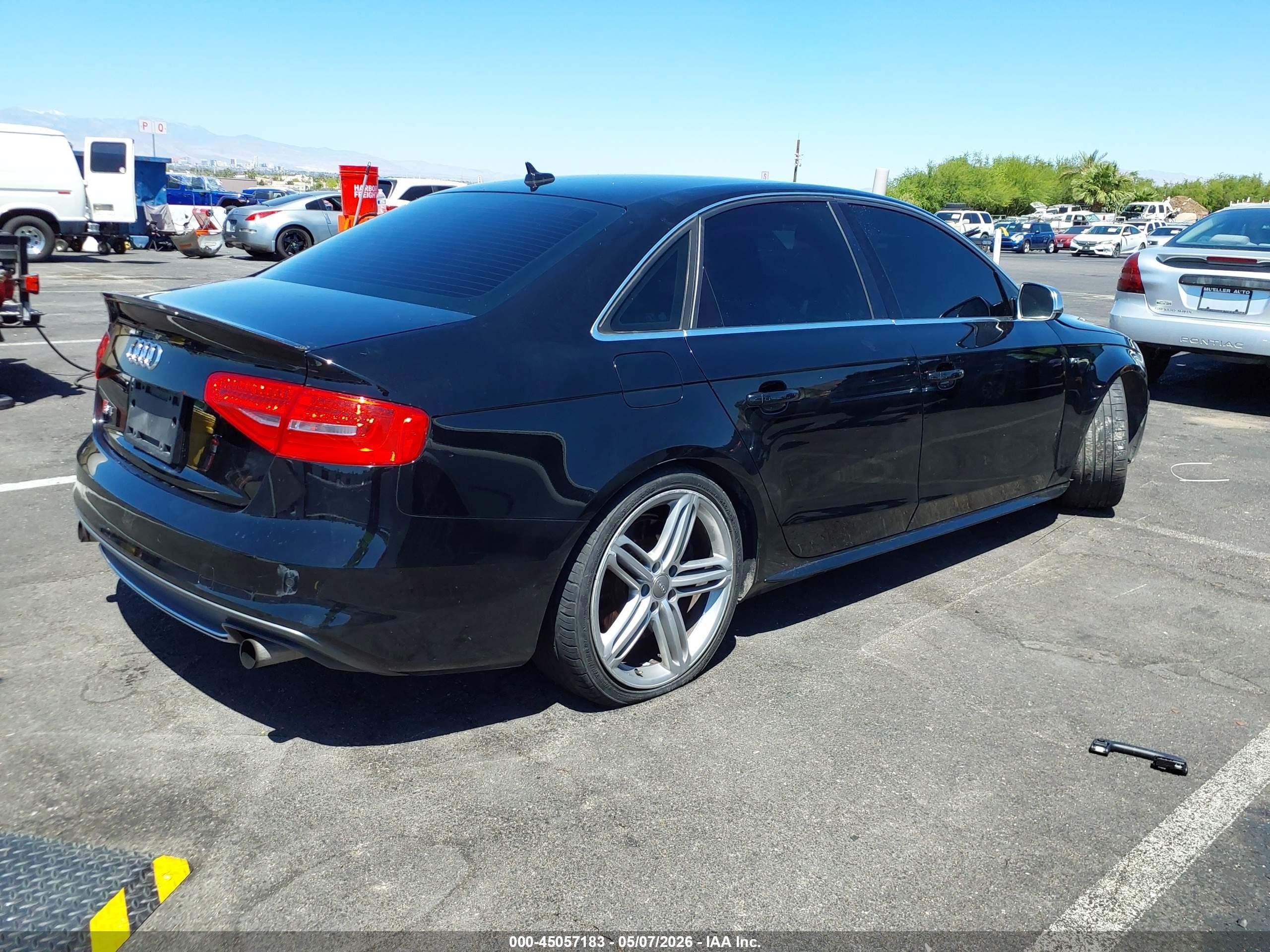 2015 Audi S4 3.0t Premium Plus Black vin: WAUKGAFL4FA091298