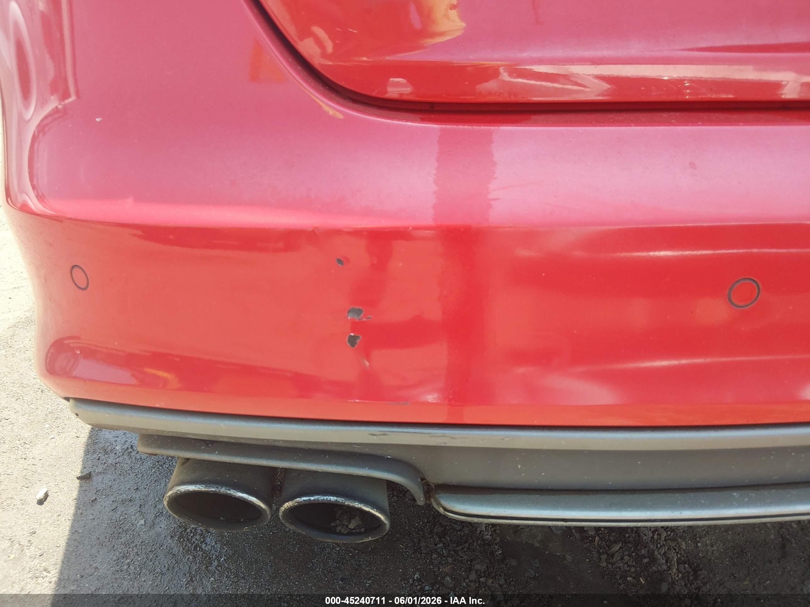 2014 Audi S4 3.0t Premium Plus Red vin: WAUKGAFL5EA098453