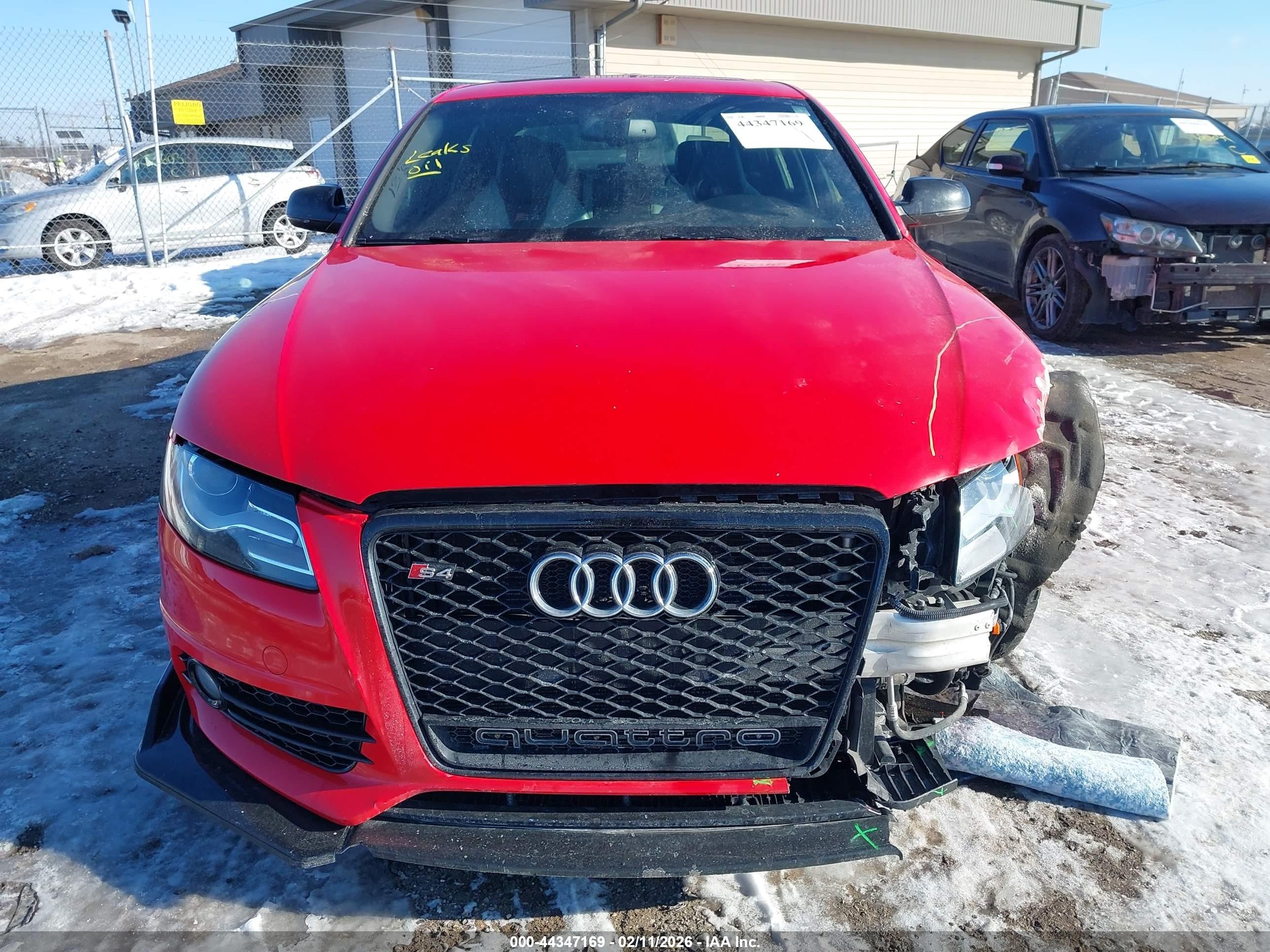 2011 Audi S4 3.0 Premium Plus Red vin: WAUKGAFL6BA108290