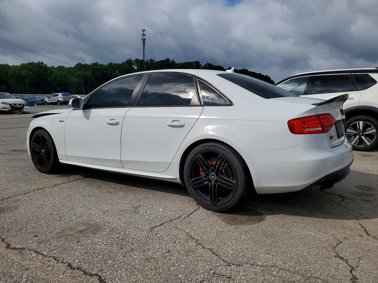 2012 Audi S4 Prestige White vin: WAUKGAFL6CA110171