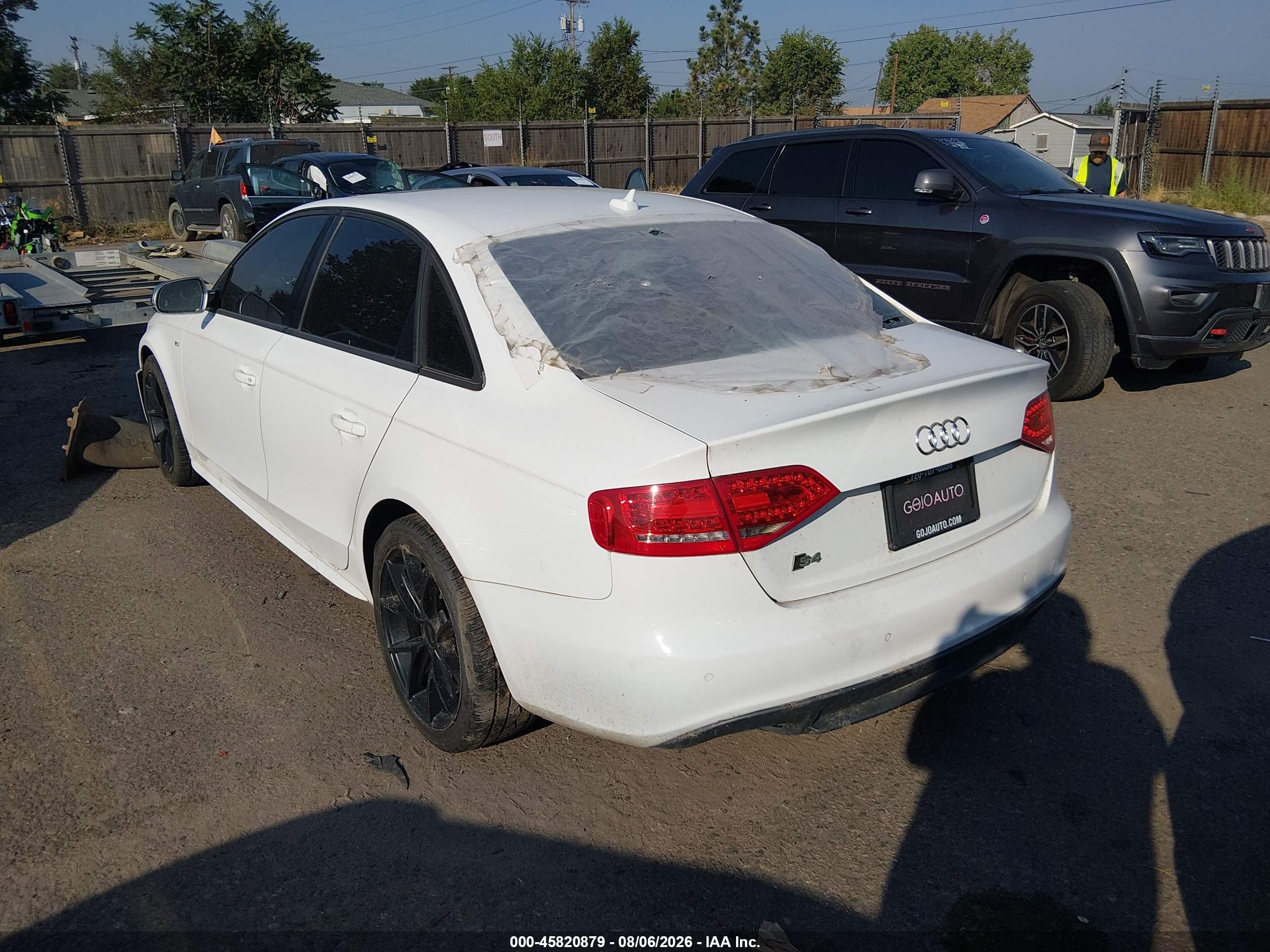 2011 Audi S4 3.0 Premium Plus White vin: WAUKGAFL7BA079513