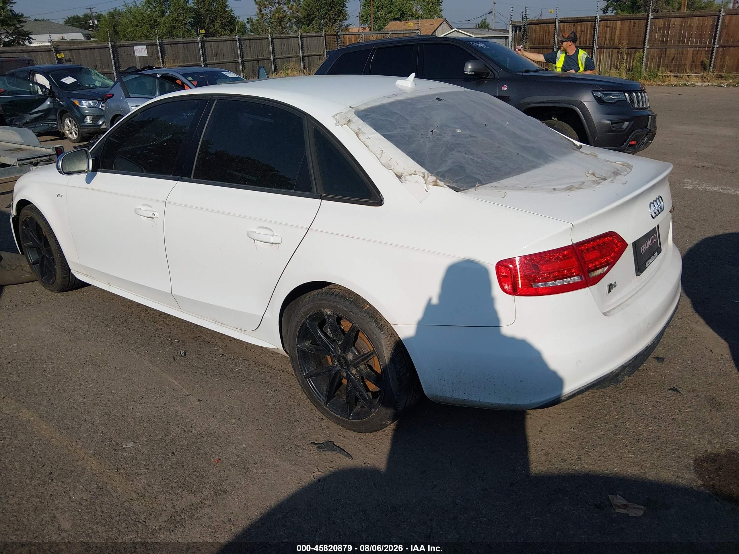 2011 Audi S4 3.0 Premium Plus White vin: WAUKGAFL7BA079513