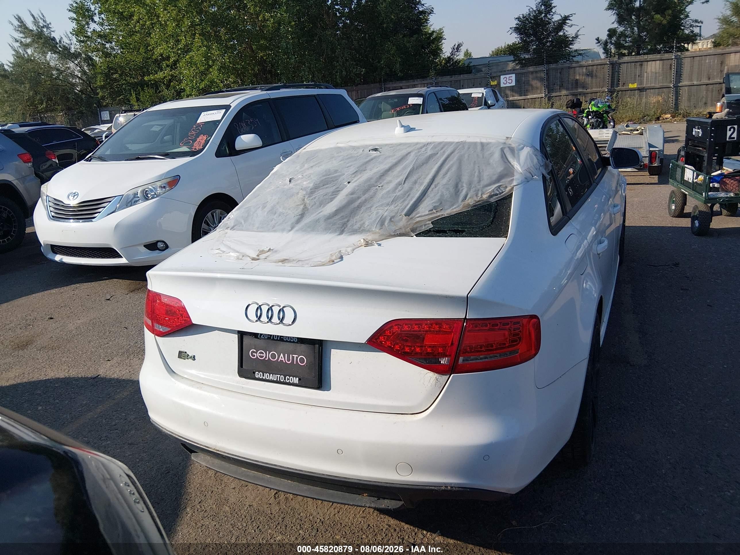 2011 Audi S4 3.0 Premium Plus White vin: WAUKGAFL7BA079513