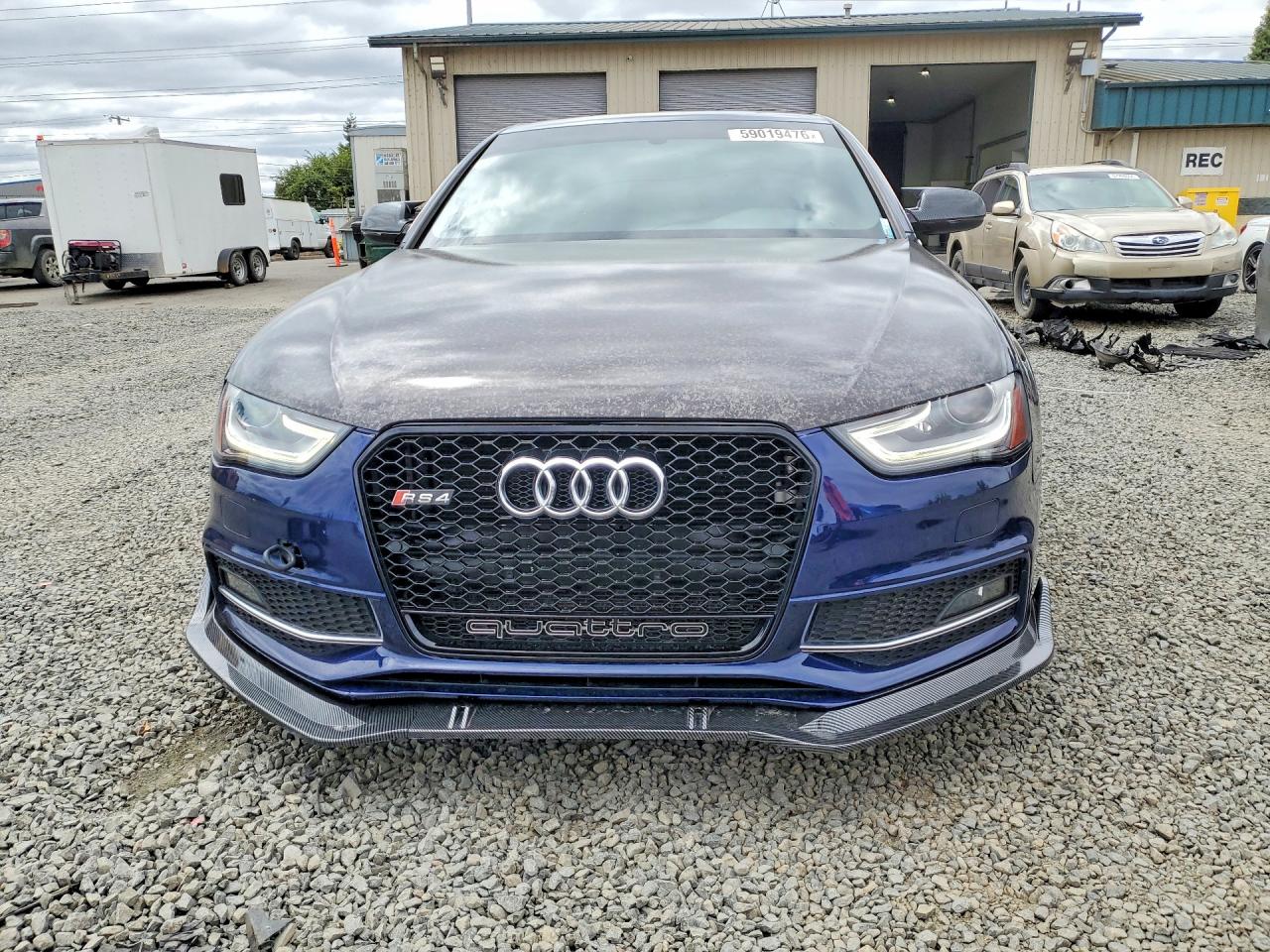2013 Audi S4 Prestige Синий vin: WAUKGAFL9DA101790