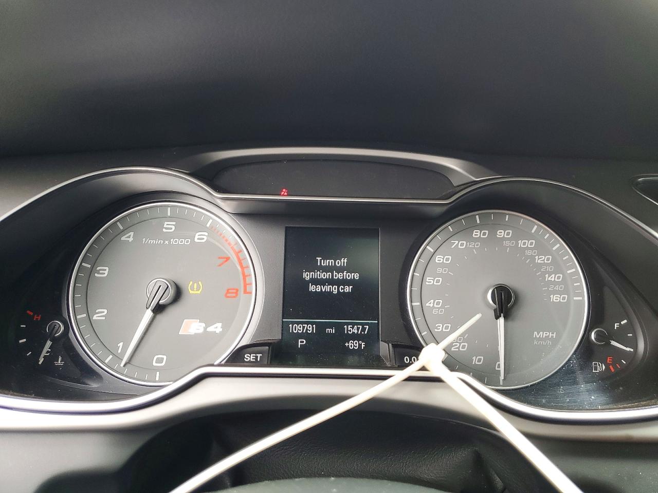 2013 Audi S4 Prestige Синий vin: WAUKGAFL9DA101790