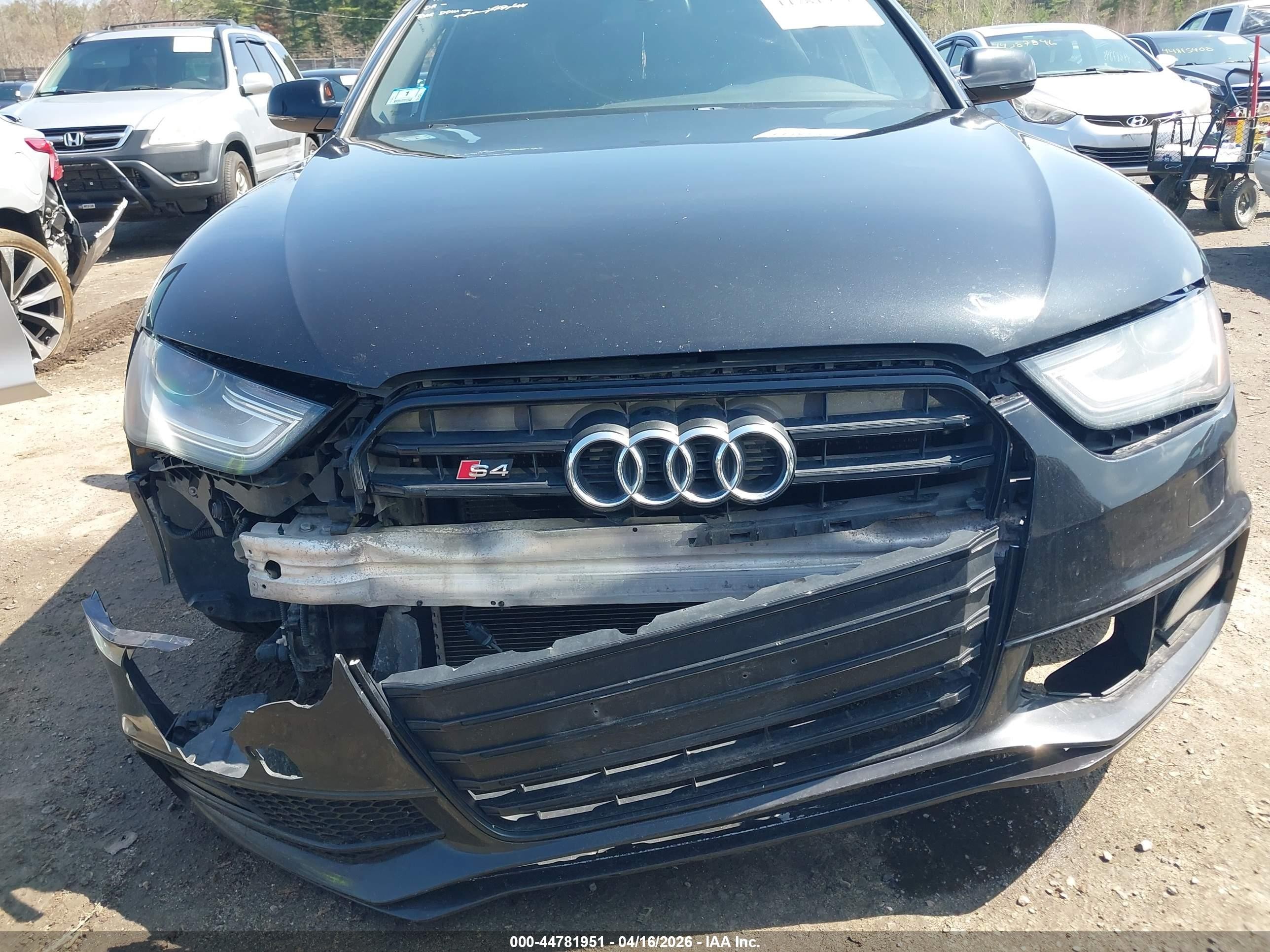 2014 Audi S4 3.0t Premium Plus Black vin: WAUKGAFL9EA143538