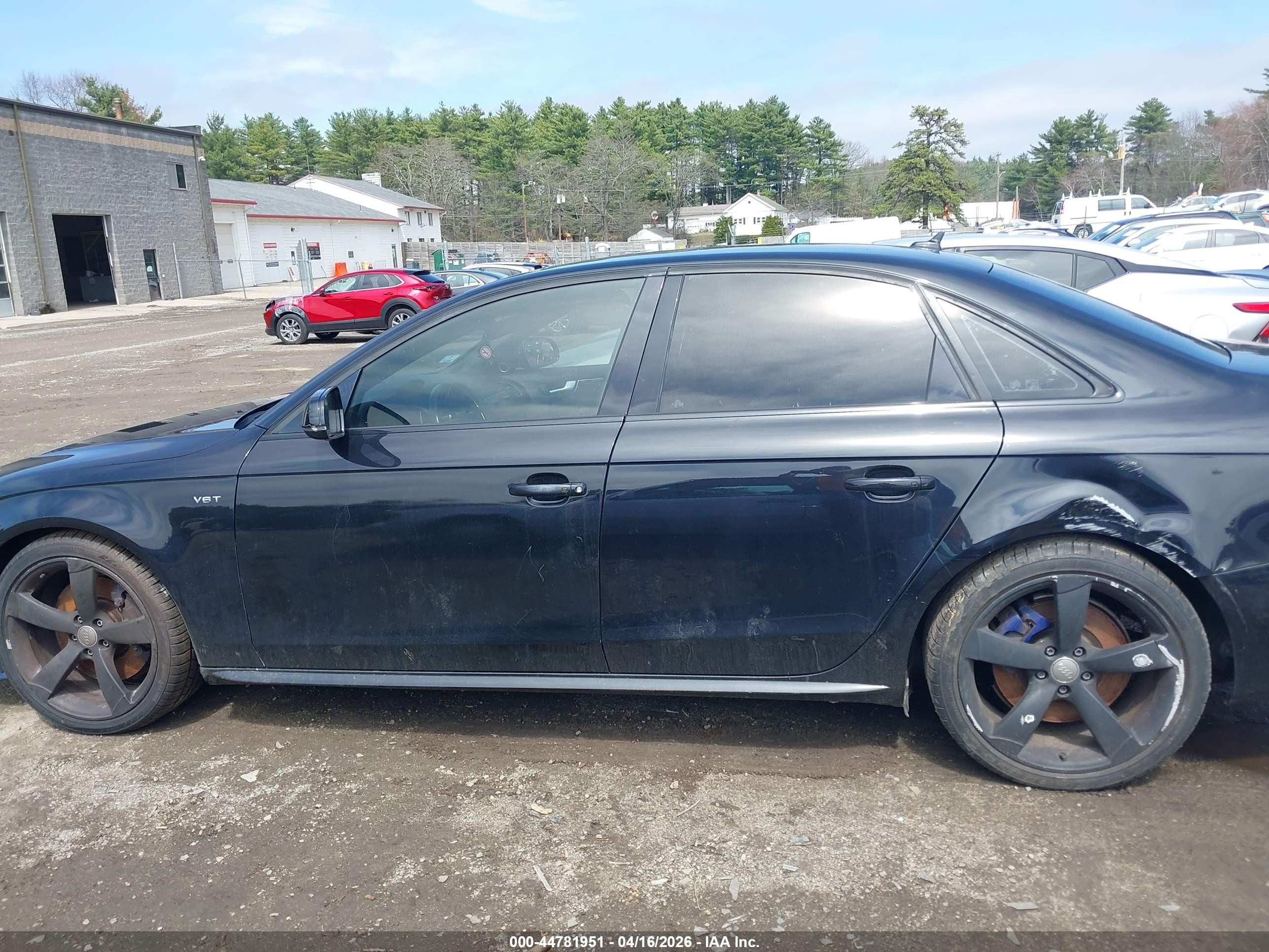 2014 Audi S4 3.0t Premium Plus Black vin: WAUKGAFL9EA143538