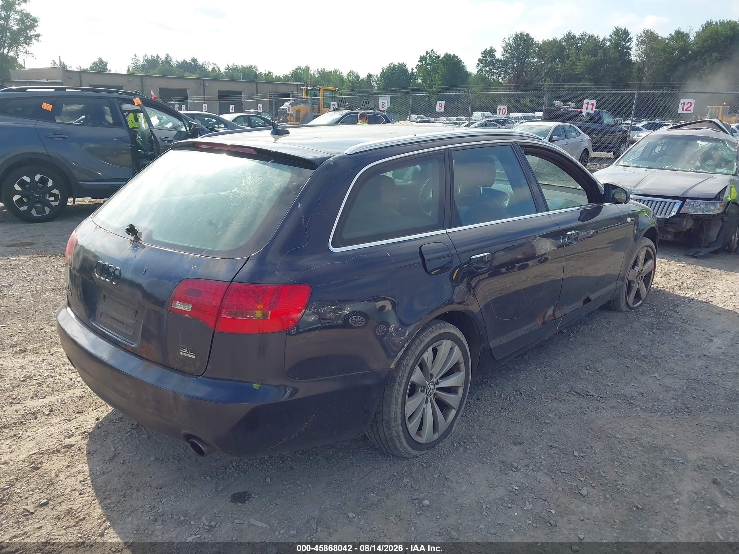 2008 Audi A6 3.2 Avant Dark Blue vin: WAUKH74F48N115690