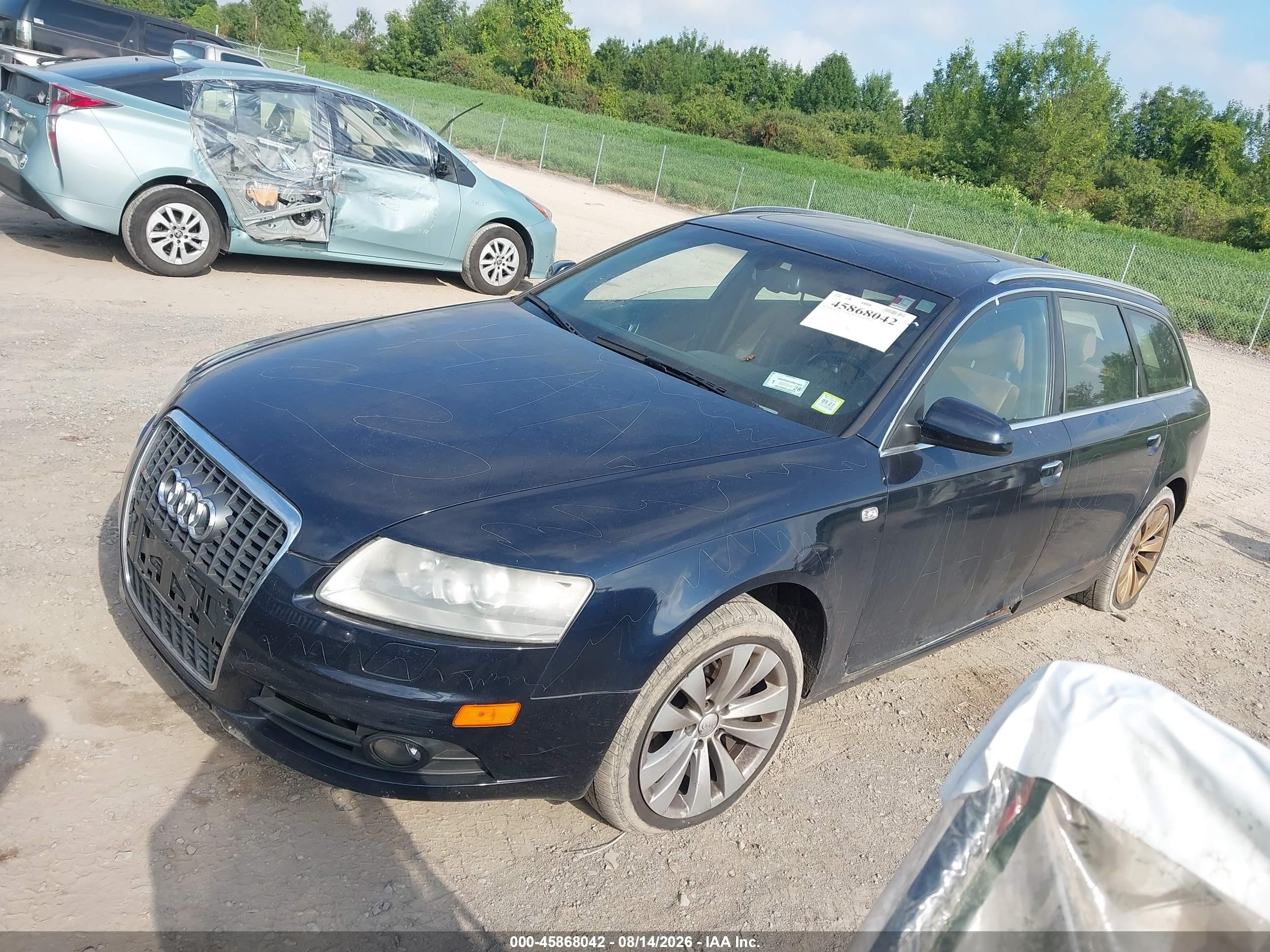 2008 Audi A6 3.2 Avant Dark Blue vin: WAUKH74F48N115690