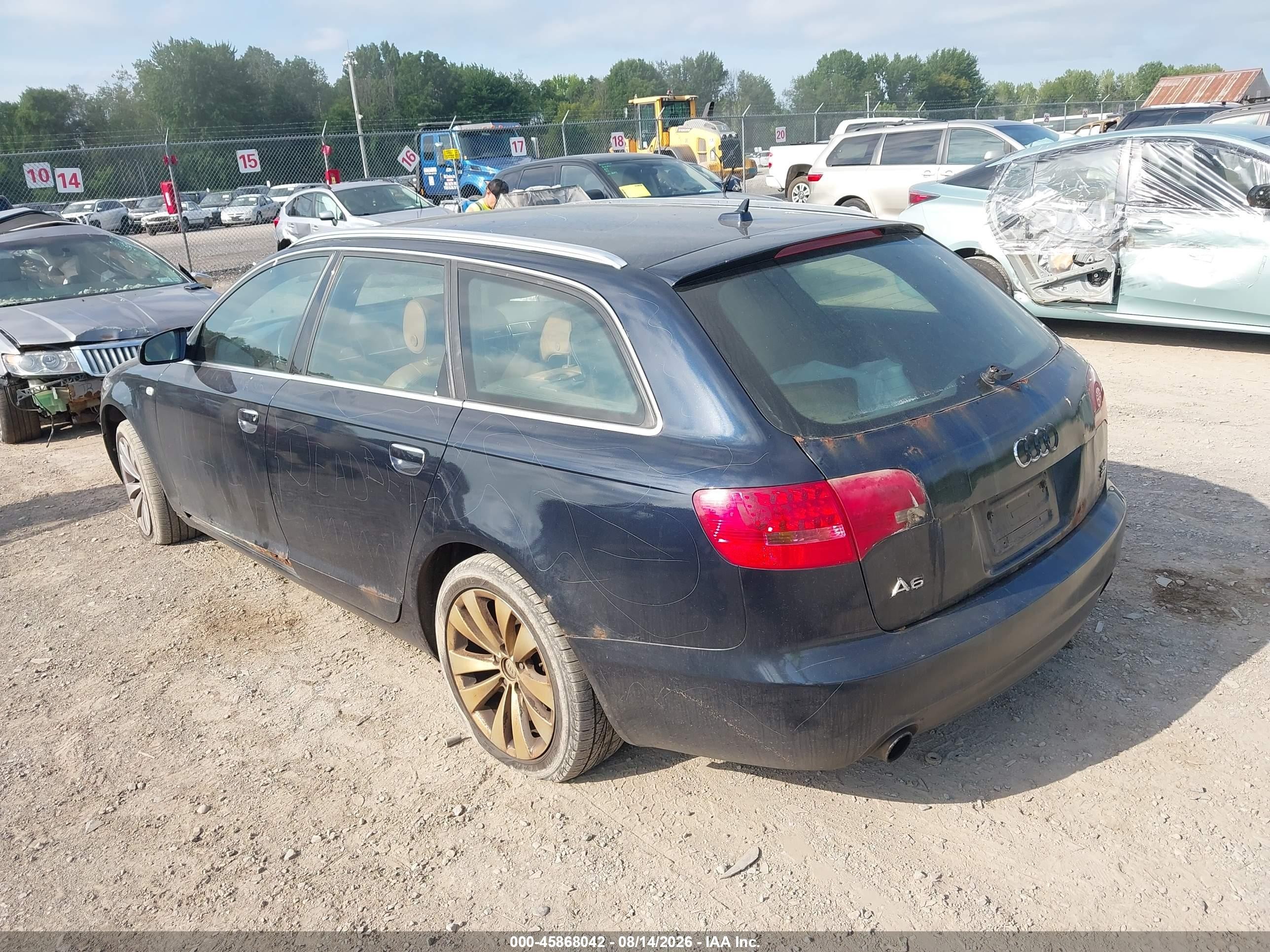 2008 Audi A6 3.2 Avant Dark Blue vin: WAUKH74F48N115690