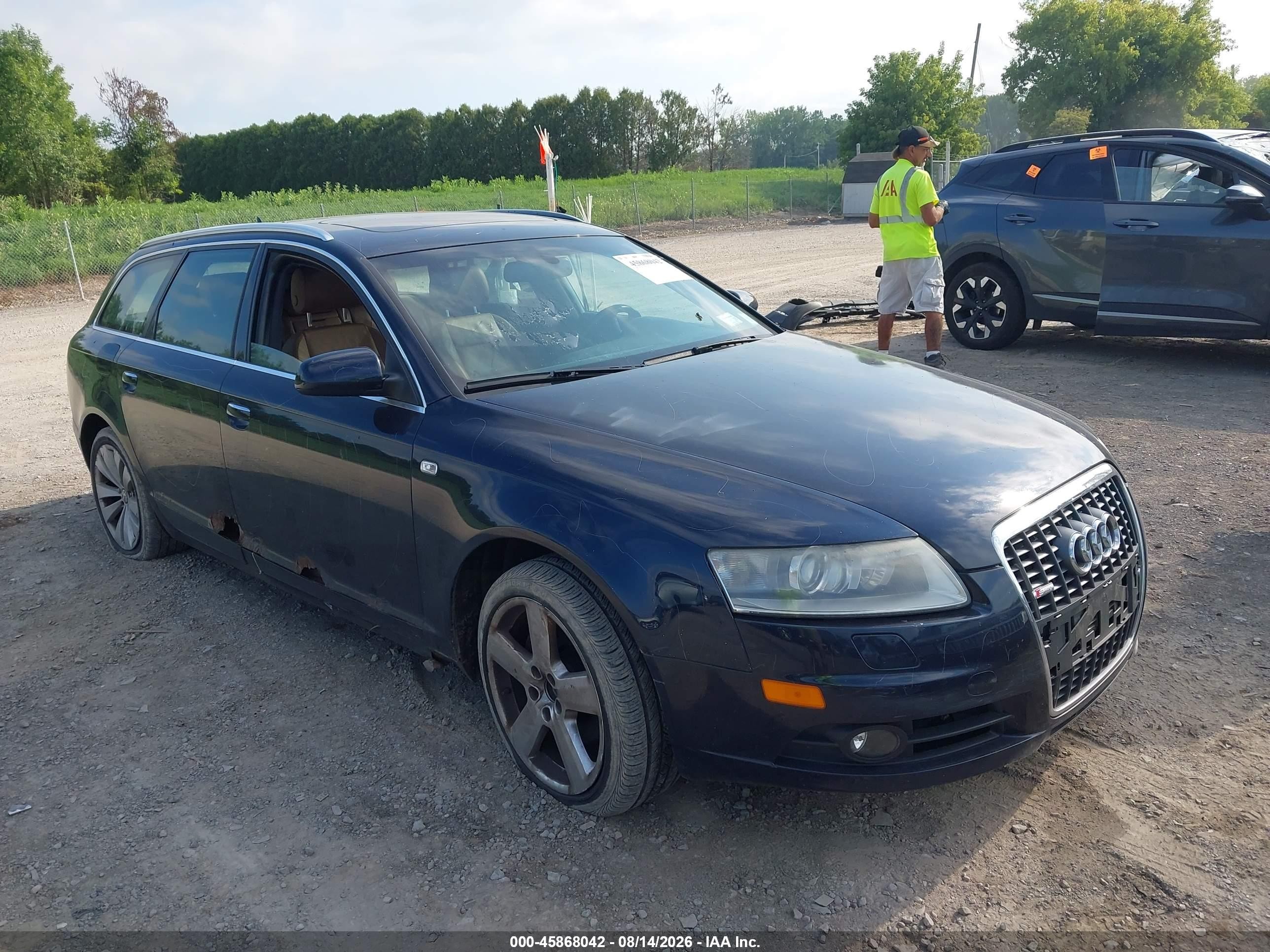 2008 Audi A6 3.2 Avant Dark Blue vin: WAUKH74F48N115690