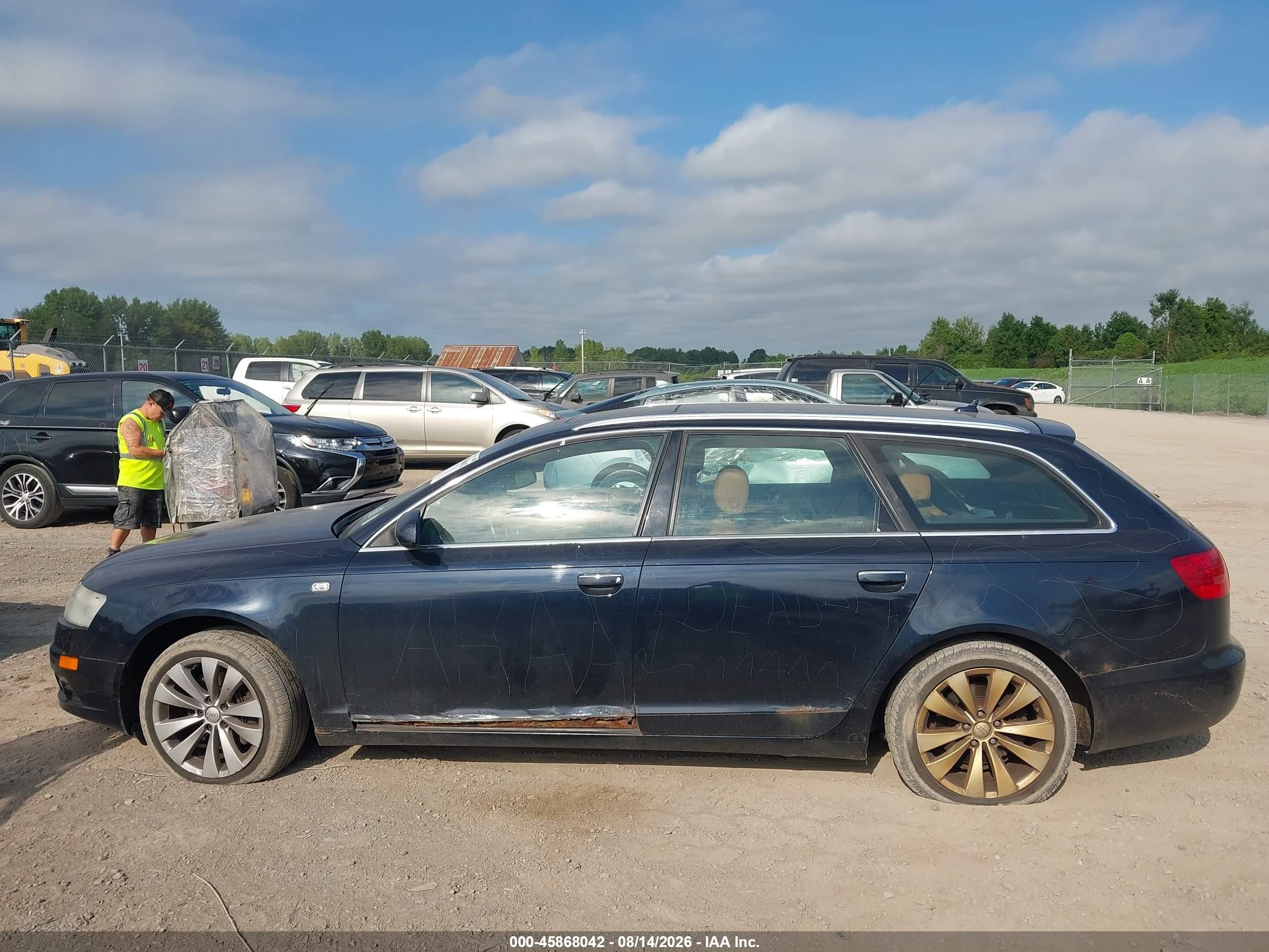 2008 Audi A6 3.2 Avant Dark Blue vin: WAUKH74F48N115690