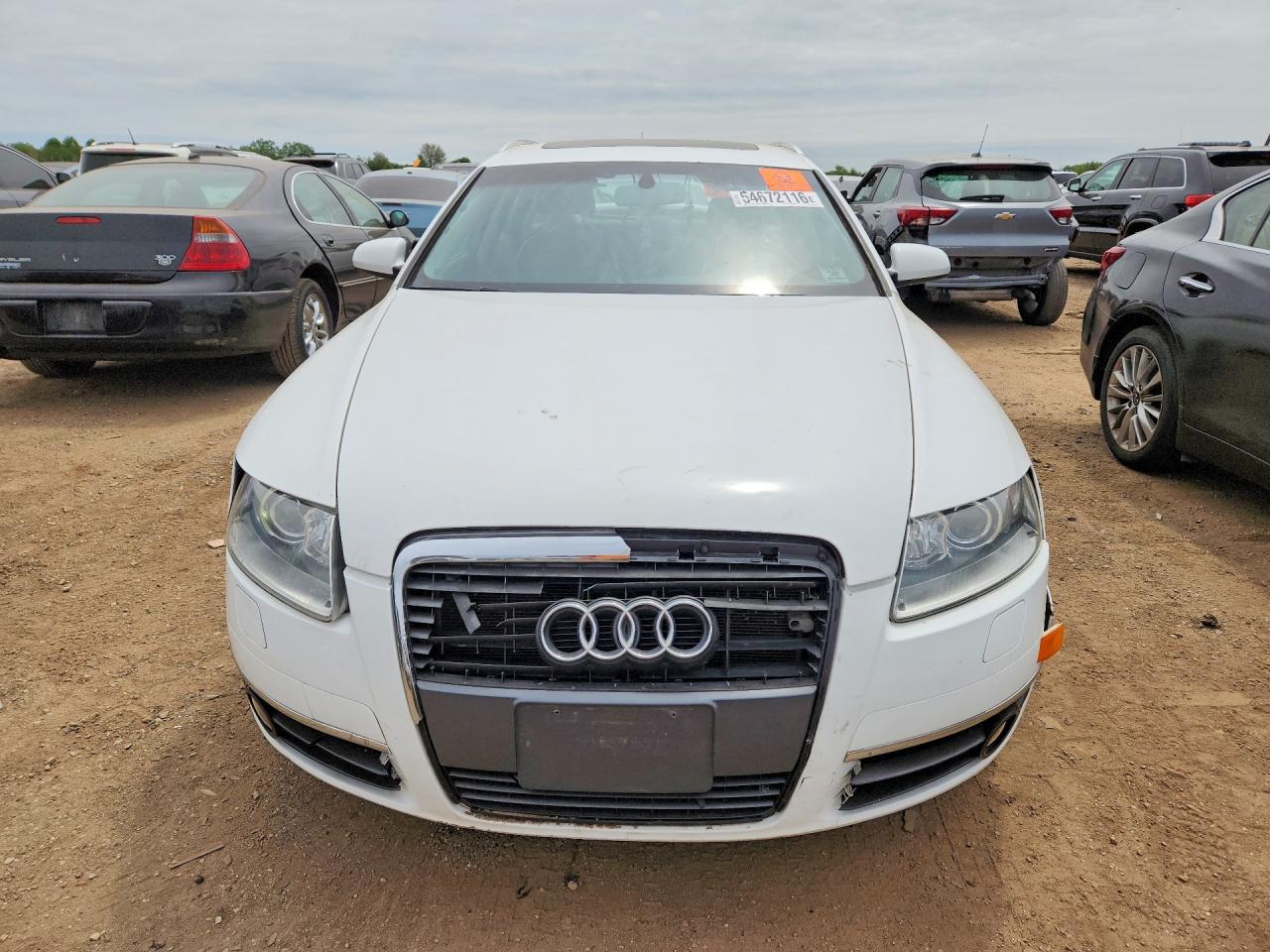 2007 Audi A6 Avant Quattro White vin: WAUKH74F57N137728