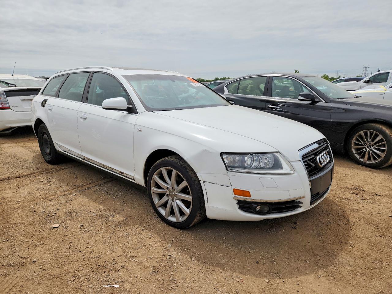 2007 Audi A6 Avant Quattro White vin: WAUKH74F57N137728