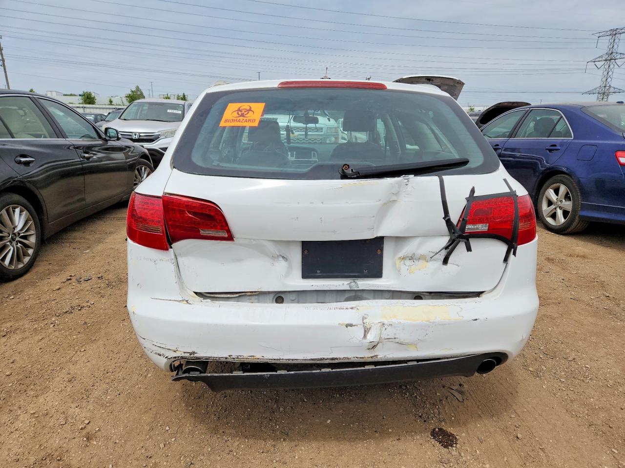 2007 Audi A6 Avant Quattro White vin: WAUKH74F57N137728