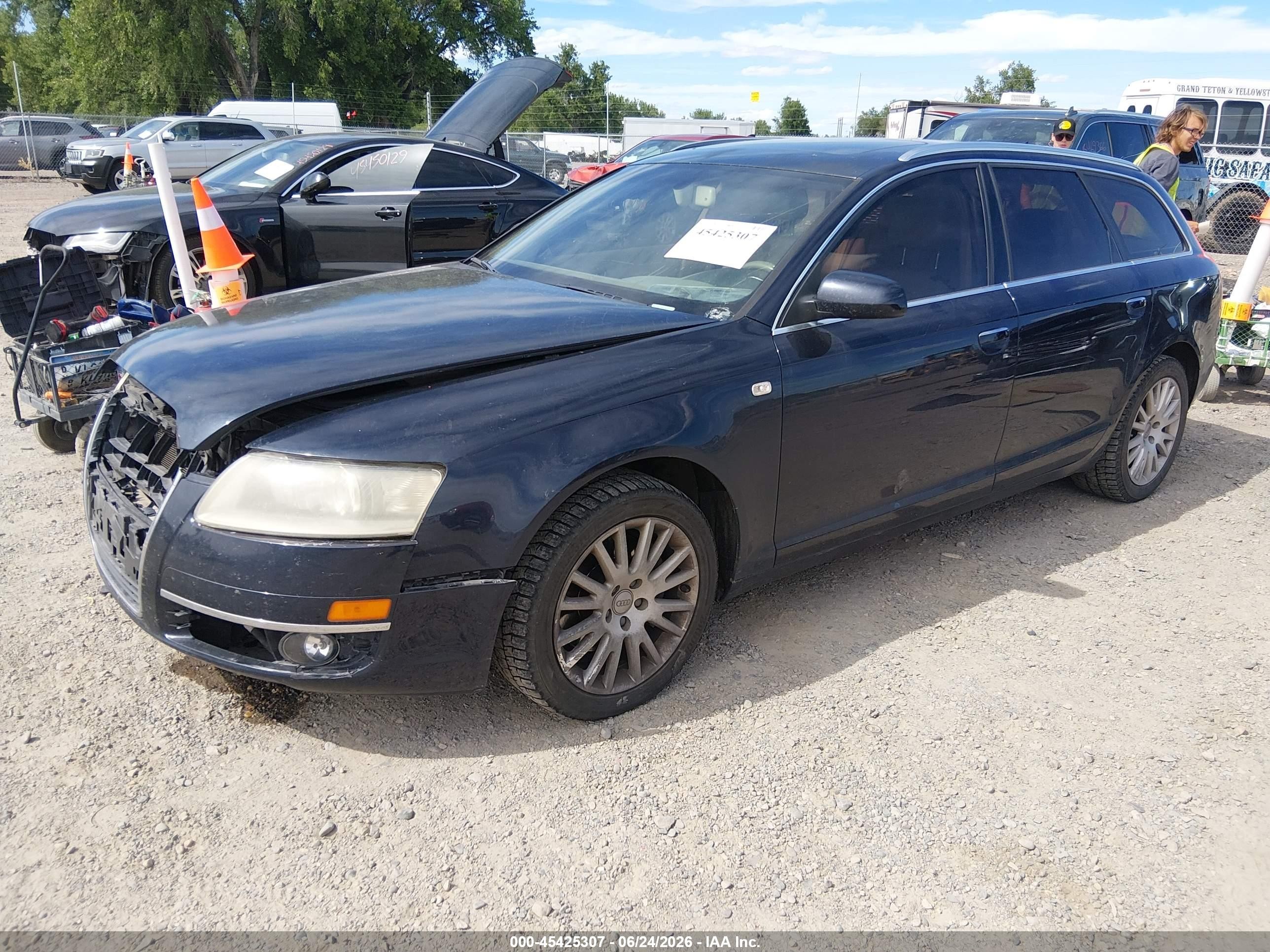2006 Audi A6 3.2 Avant Blue vin: WAUKH74F66N110634