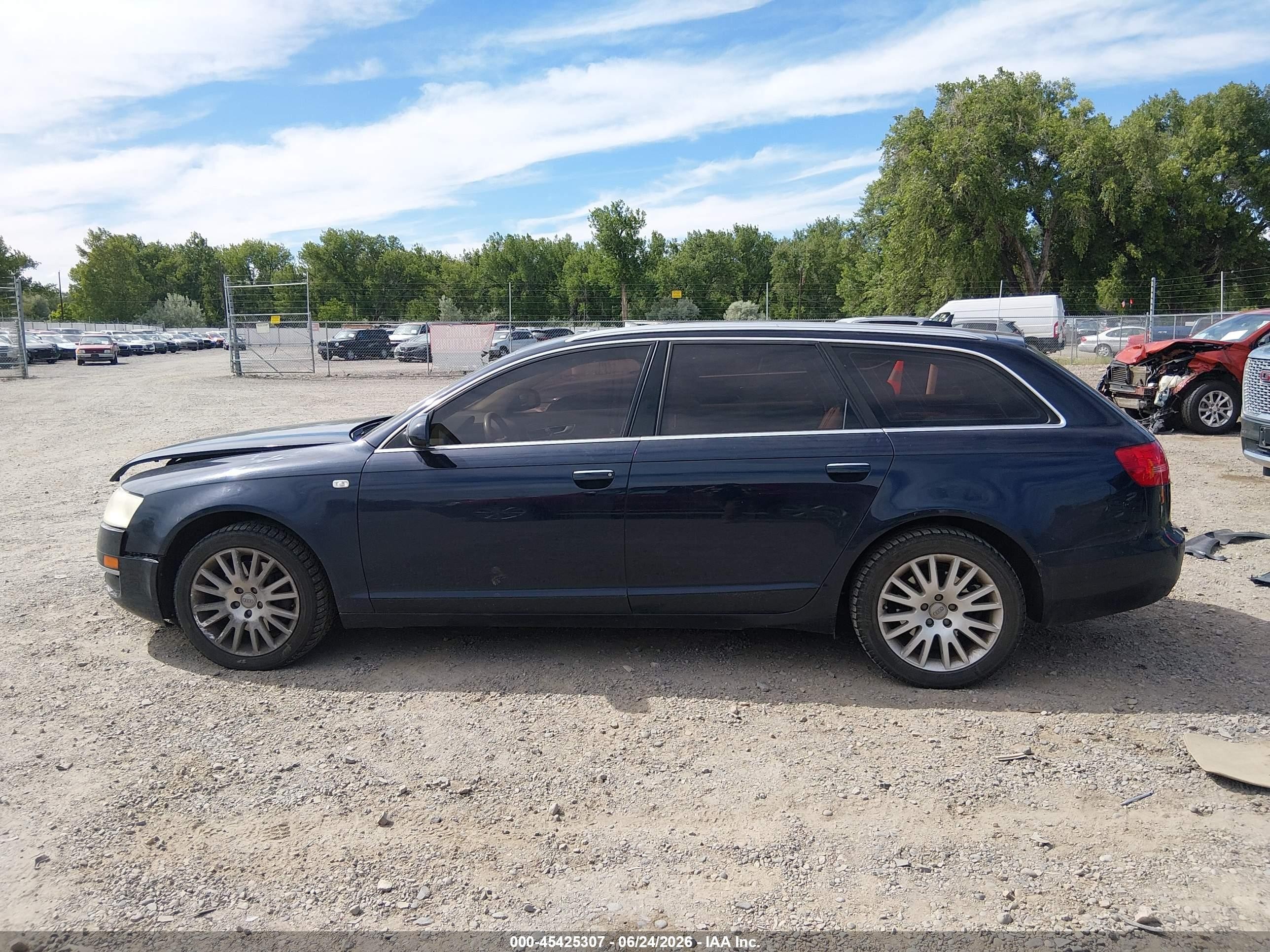 2006 Audi A6 3.2 Avant Blue vin: WAUKH74F66N110634