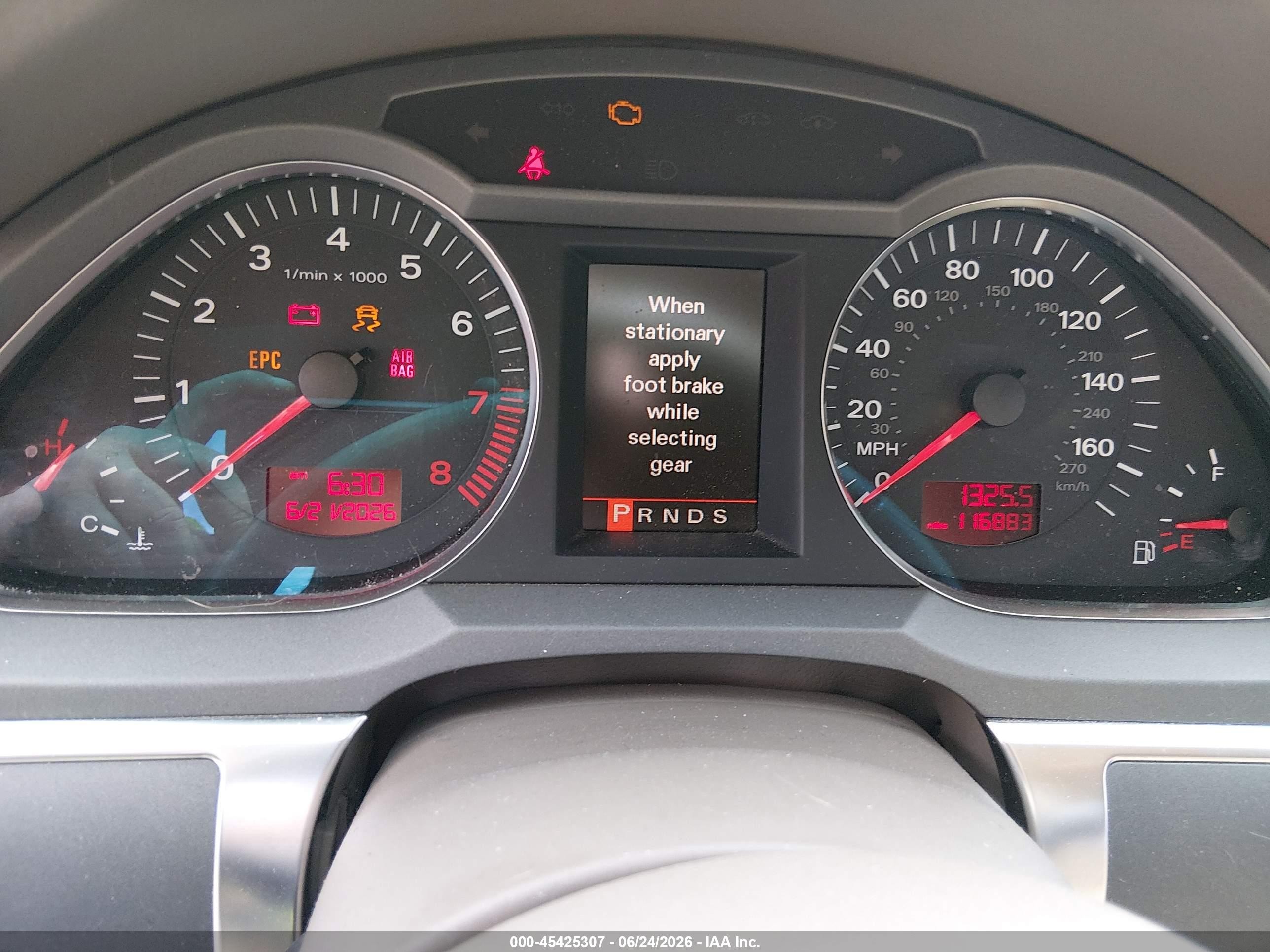 2006 Audi A6 3.2 Avant Blue vin: WAUKH74F66N110634