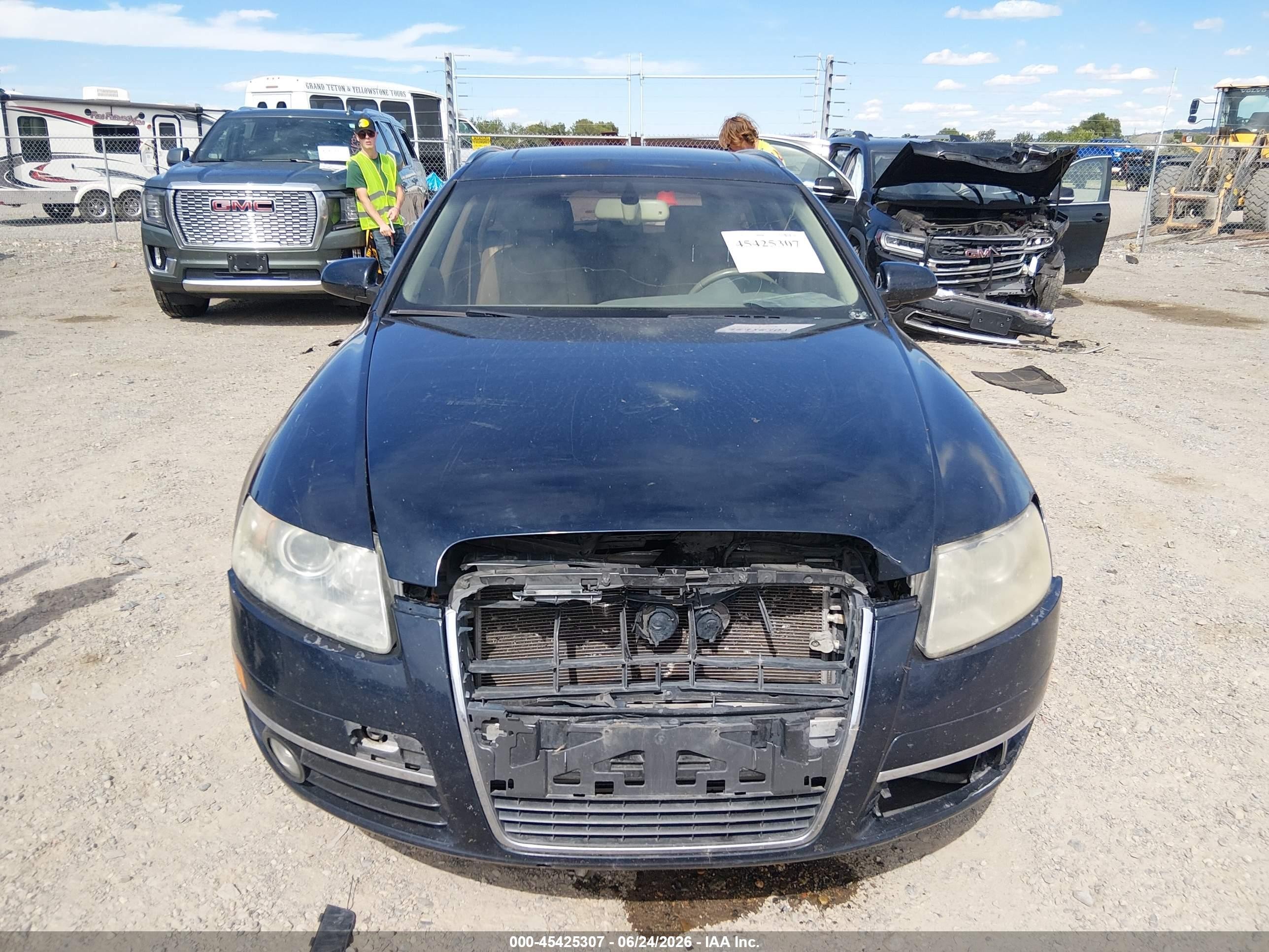 2006 Audi A6 3.2 Avant Blue vin: WAUKH74F66N110634