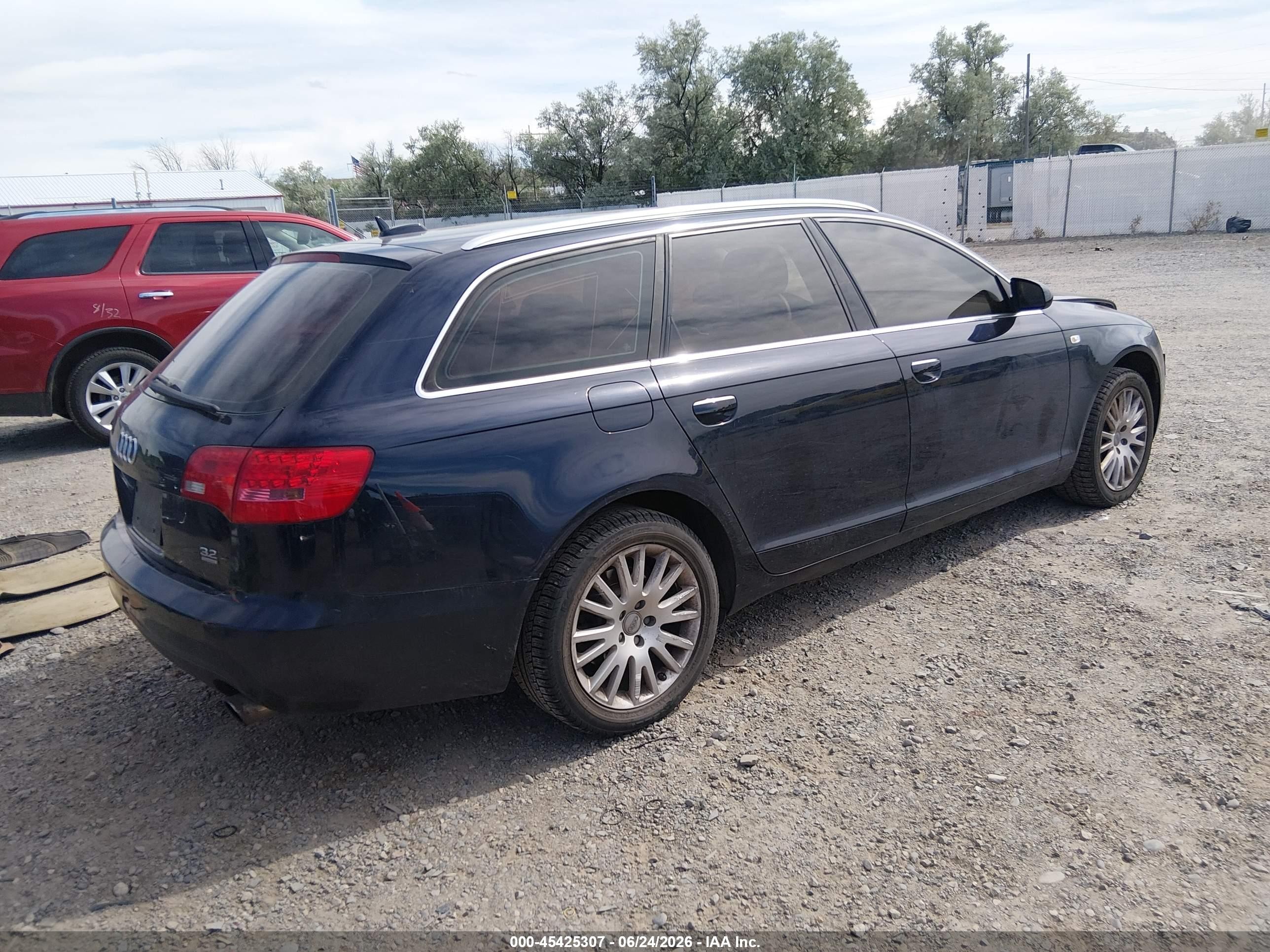 2006 Audi A6 3.2 Avant Blue vin: WAUKH74F66N110634