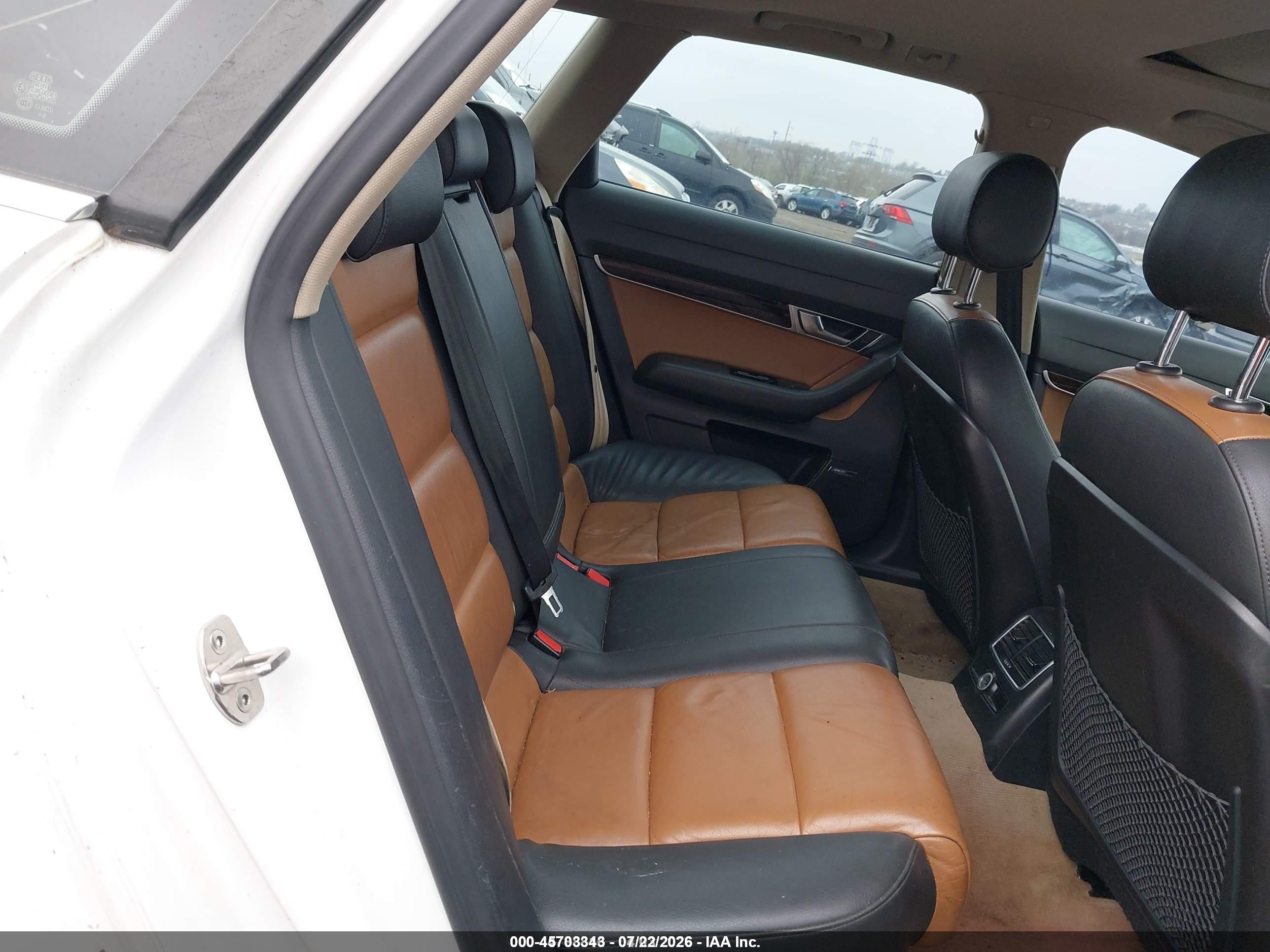 2008 Audi A6 3.2 Avant White vin: WAUKH74F78N031640