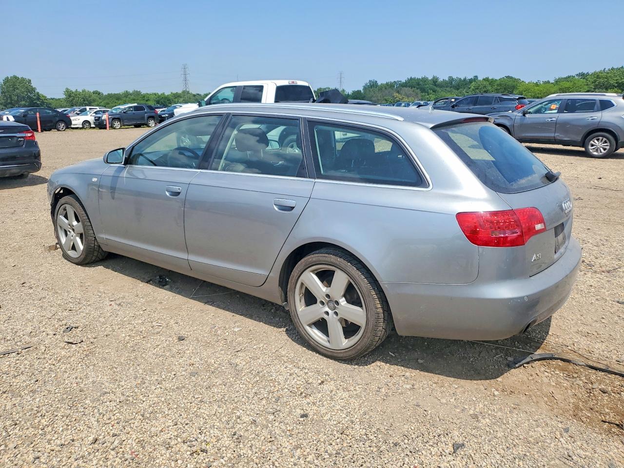 2008 Audi A6 Avant Quattro Silver vin: WAUKH74F78N065464