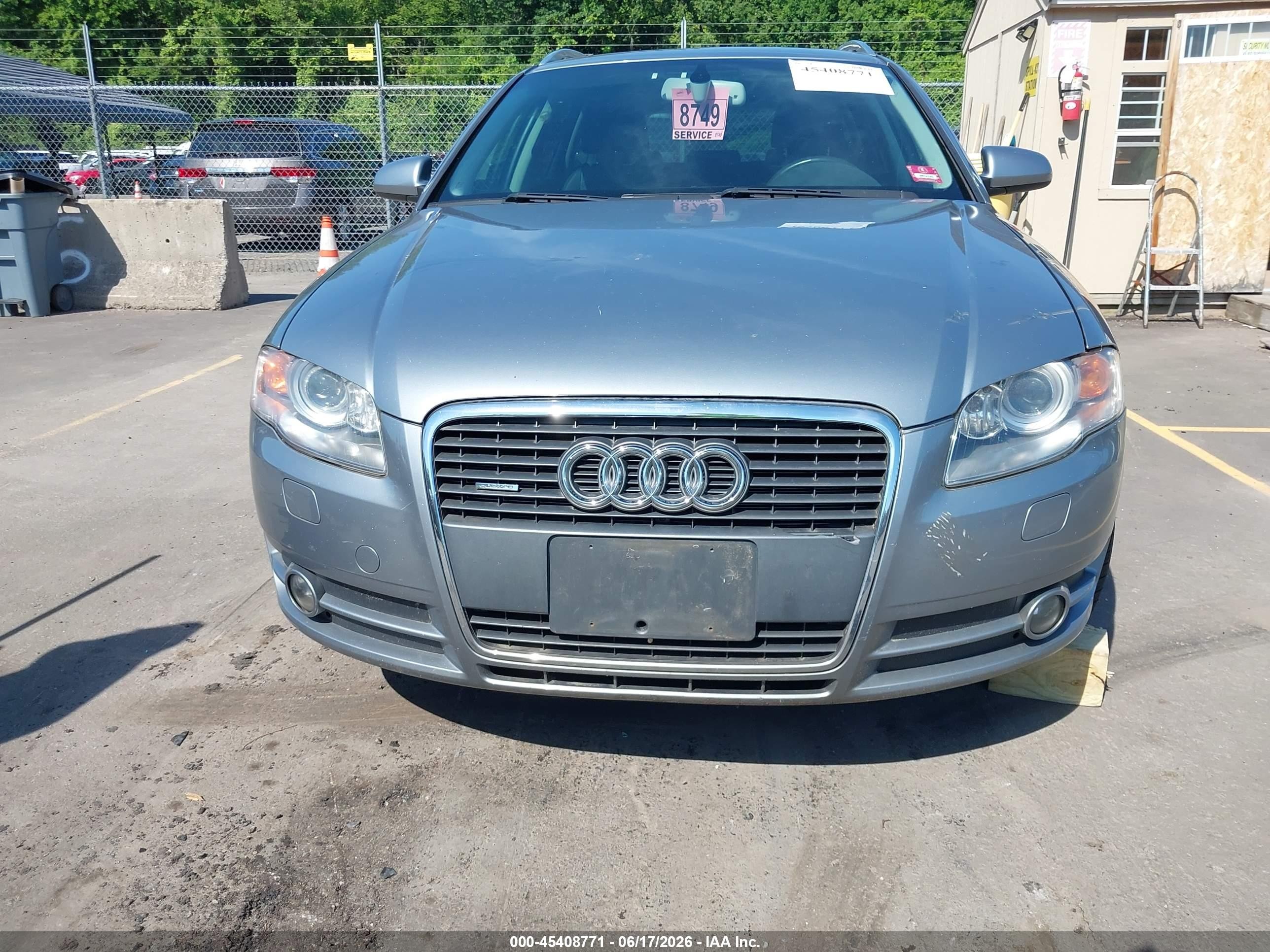 2006 Audi A4 3.2 Avant Silver vin: WAUKH78E96A229092