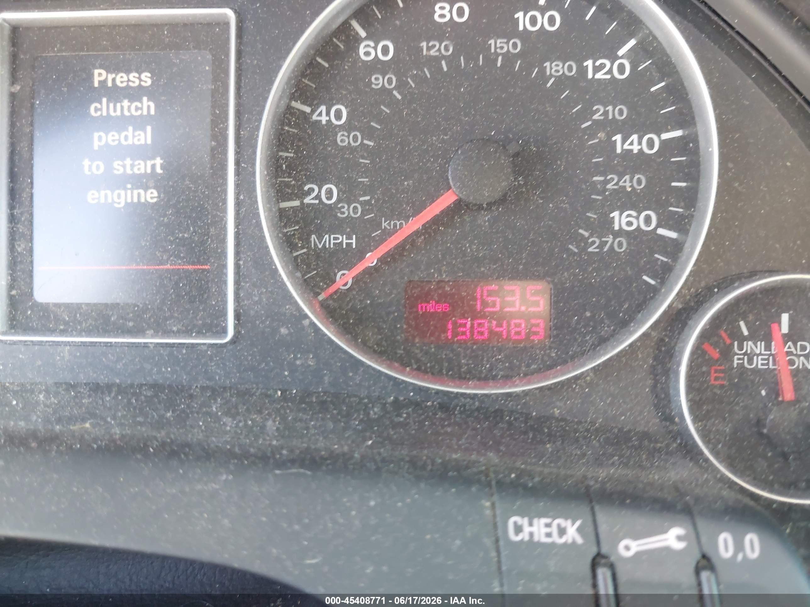 2006 Audi A4 3.2 Avant Silver vin: WAUKH78E96A229092