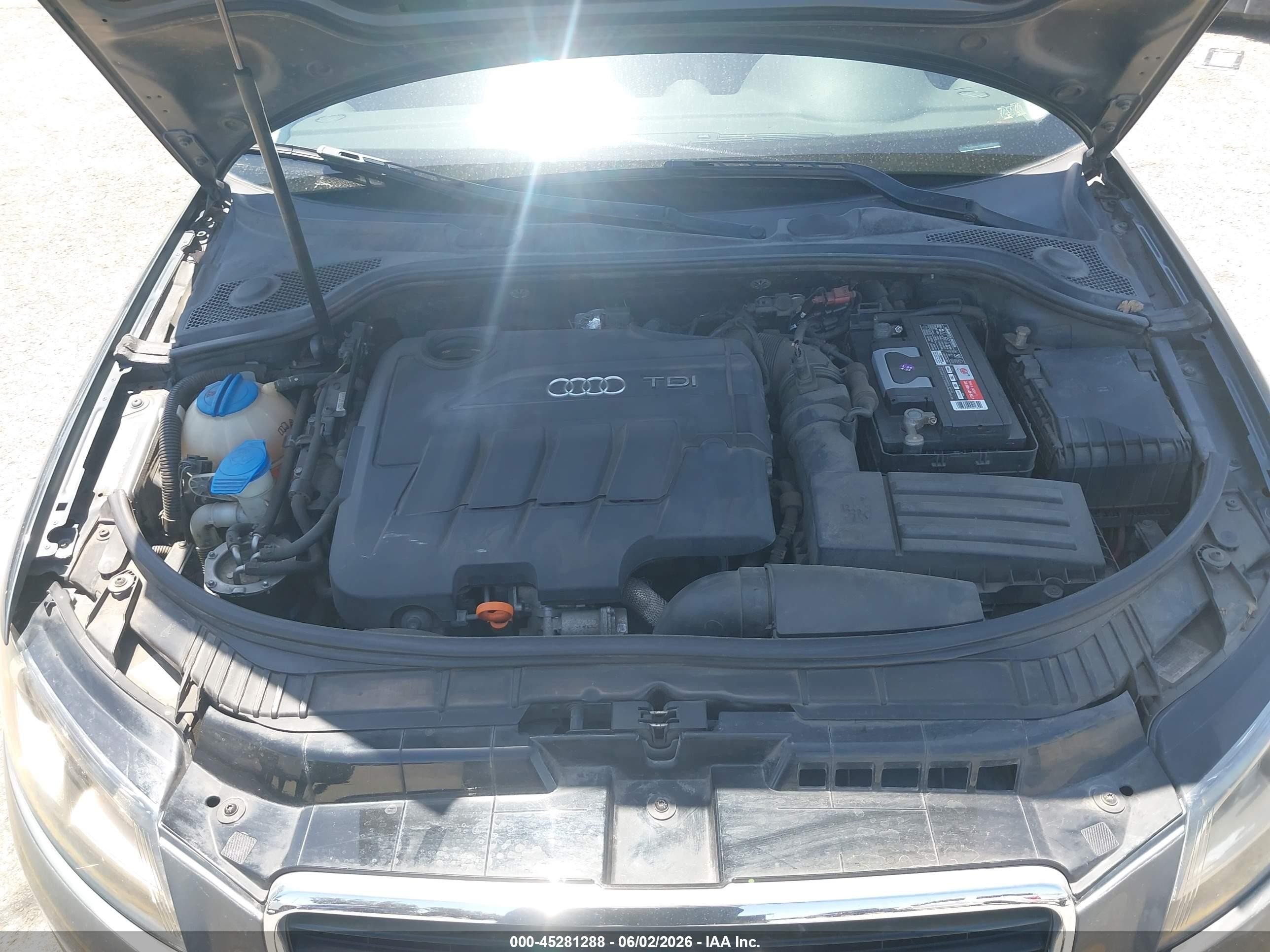2012 Audi A3 2.0 Tdi Premium Gray vin: WAUKJAFM0CA124240