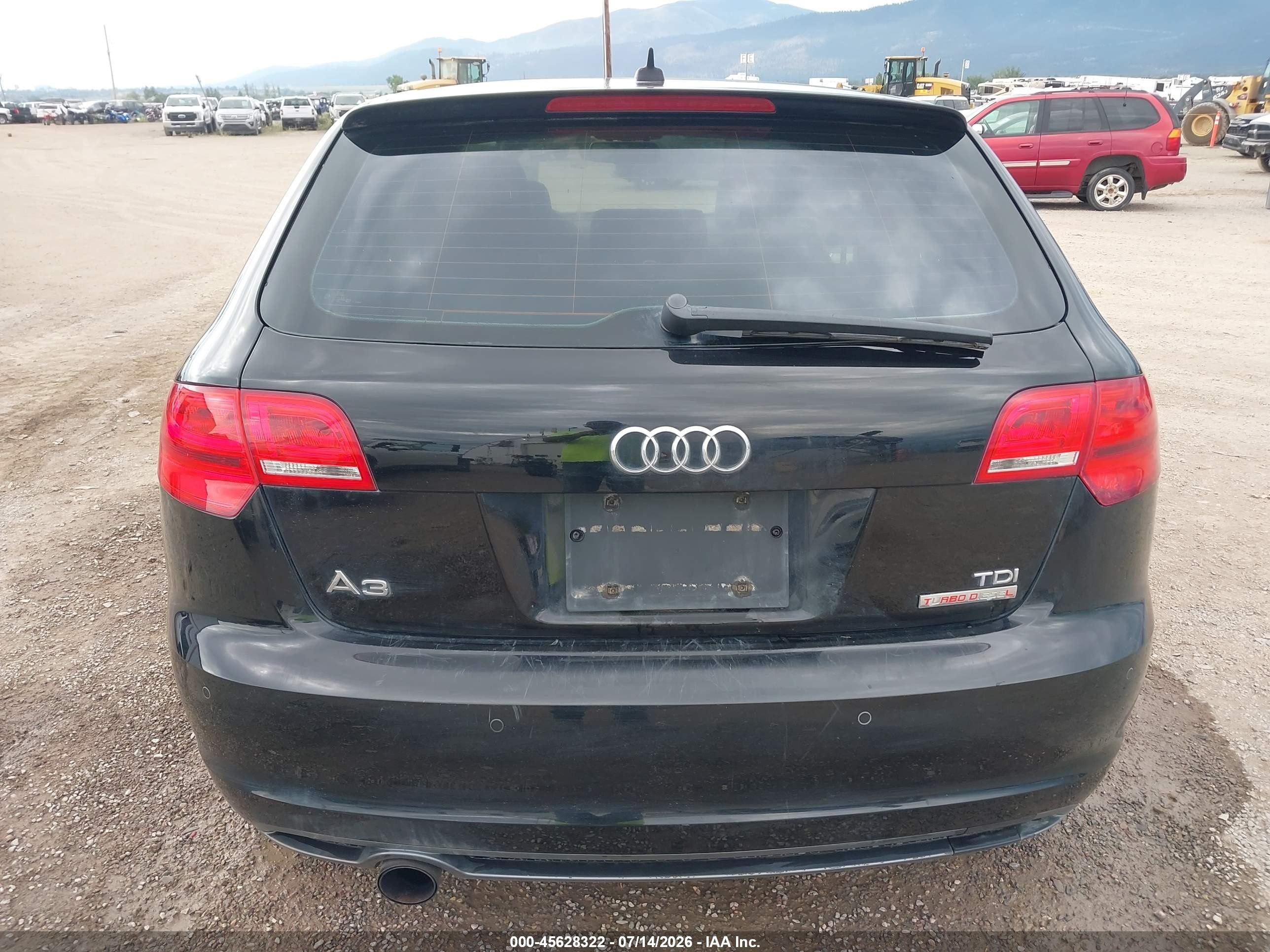2013 Audi A3 2.0 Tdi Premium Black vin: WAUKJAFM0DA018890